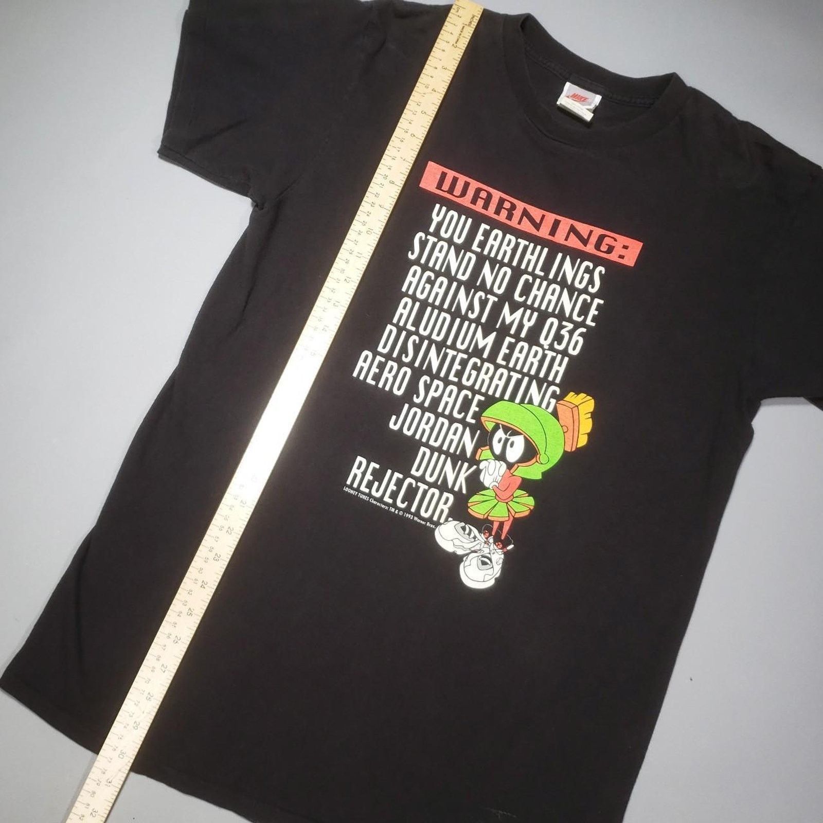 Nike × Vintage Rare 1996 NIKE Space Jam Michael Jordan Looney Tunes T Shirt Size US L / EU 52-54 / 3 - 7 Thumbnail