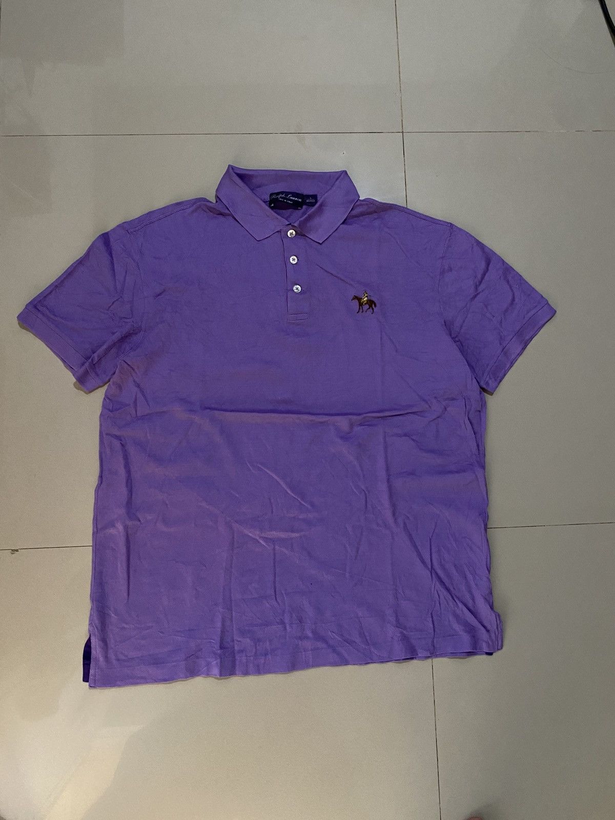 Ralph Lauren Ralph Lauren Purple Label Cotton Piqué Polo Shirt. Size US L / EU 52-54 / 3 - 1 Thumbnail