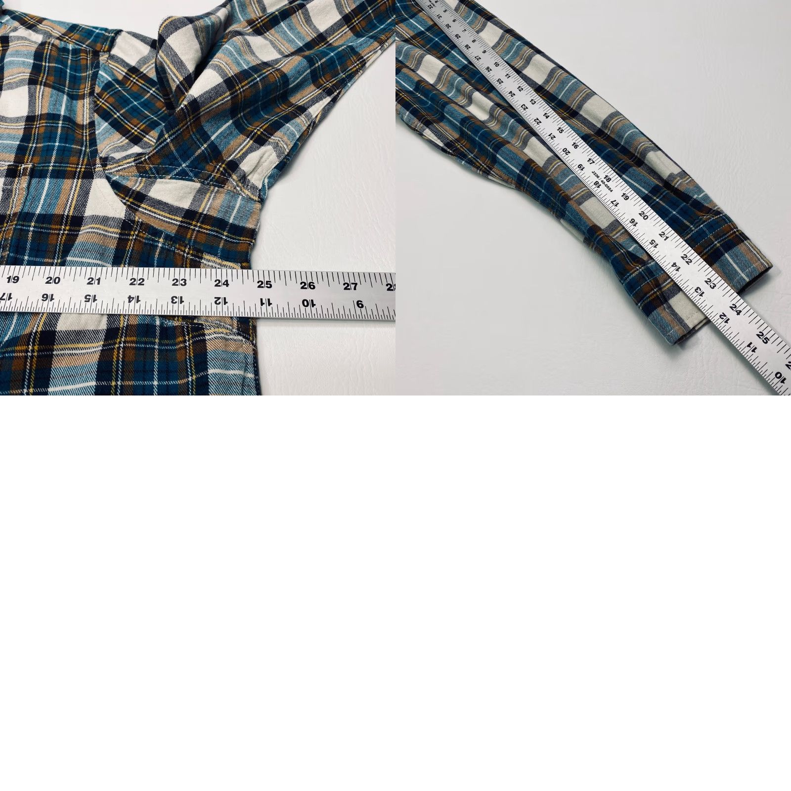 CO Duluth Trading Co Flannel Shirt Mens 2XL Blue Plaid Long Sleeve Button Up 7584 Size US XXL / EU 58 / 5 - 8 Thumbnail