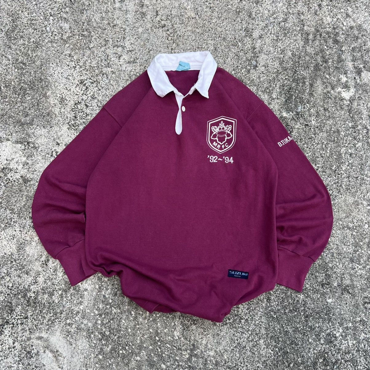 Other “VINTAGE” SUZUKI TOKYO MAROON POLO RUGBY Size US S / EU 44-46 / 1 - 1 Thumbnail