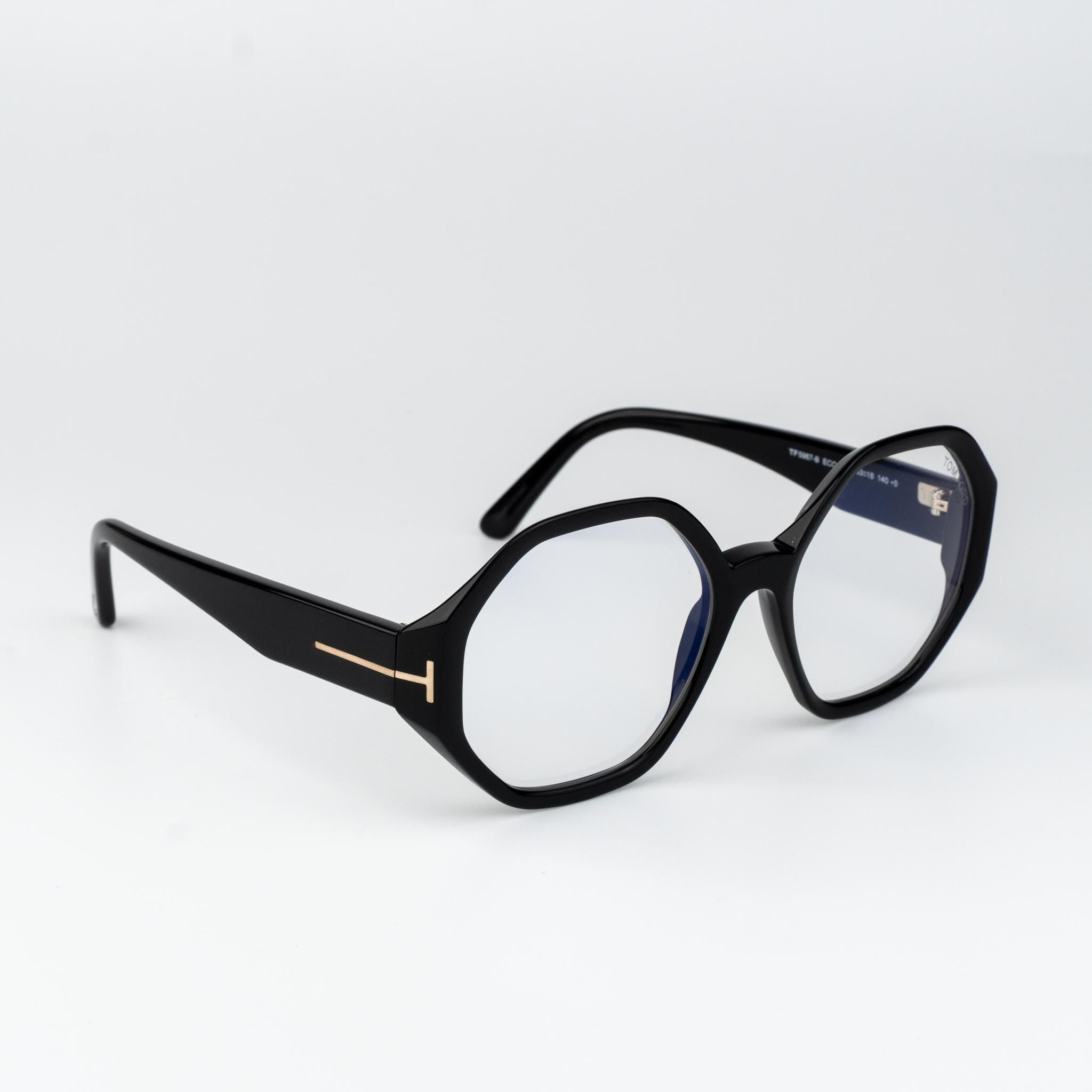 Tom Ford Tom Ford Woman Eyeglasses Round FT5967-B 001 NEW AUTHENTIC Size ONE SIZE - 4 Thumbnail