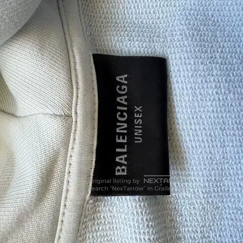 Balenciaga Balenciaga Distressed Tape Coca-Cola Wave White Hoodie Size US L / EU 52-54 / 3 - 3 Thumbnail