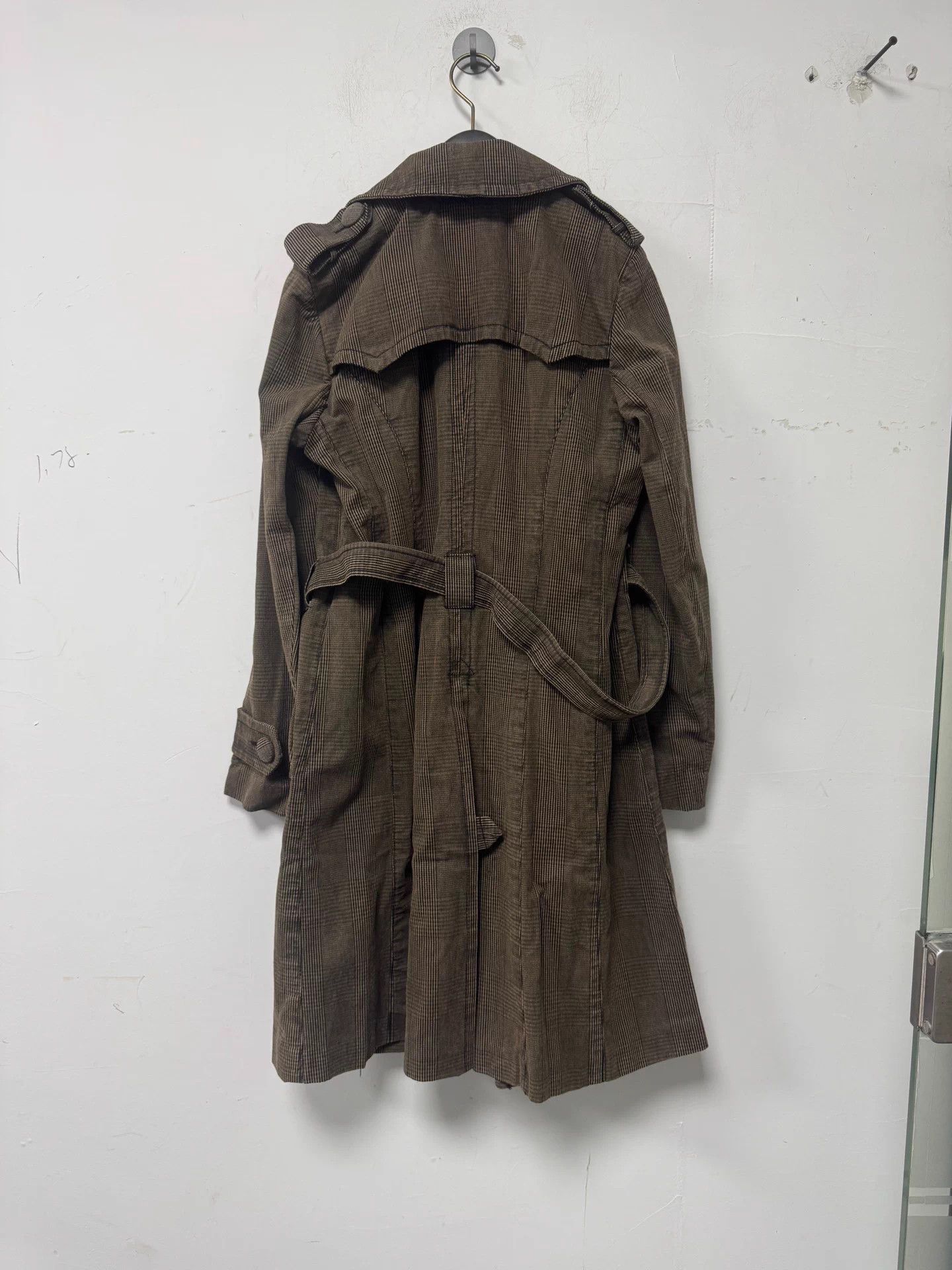 Other et vous camel check double-breasted belted trench 36 Size XS / US 0-2 / IT 36-38 - 2 Thumbnail