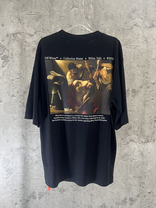 Off White Off White SS22 Caravaggio Logo Tee Grailed