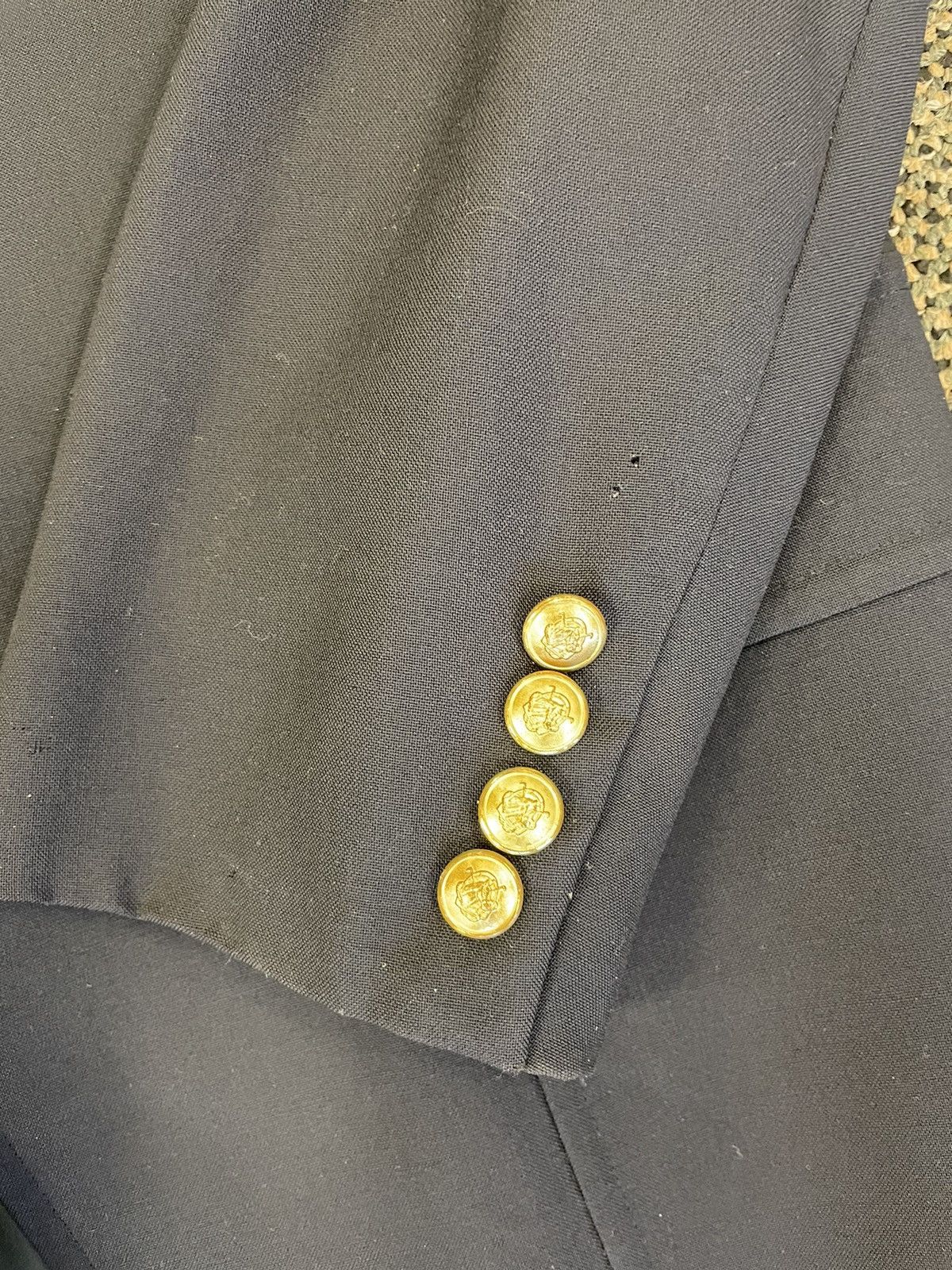 Chaps Ralph Lauren × Vintage The Iconic Navy Wool Blazer Size 40R - 8 Thumbnail