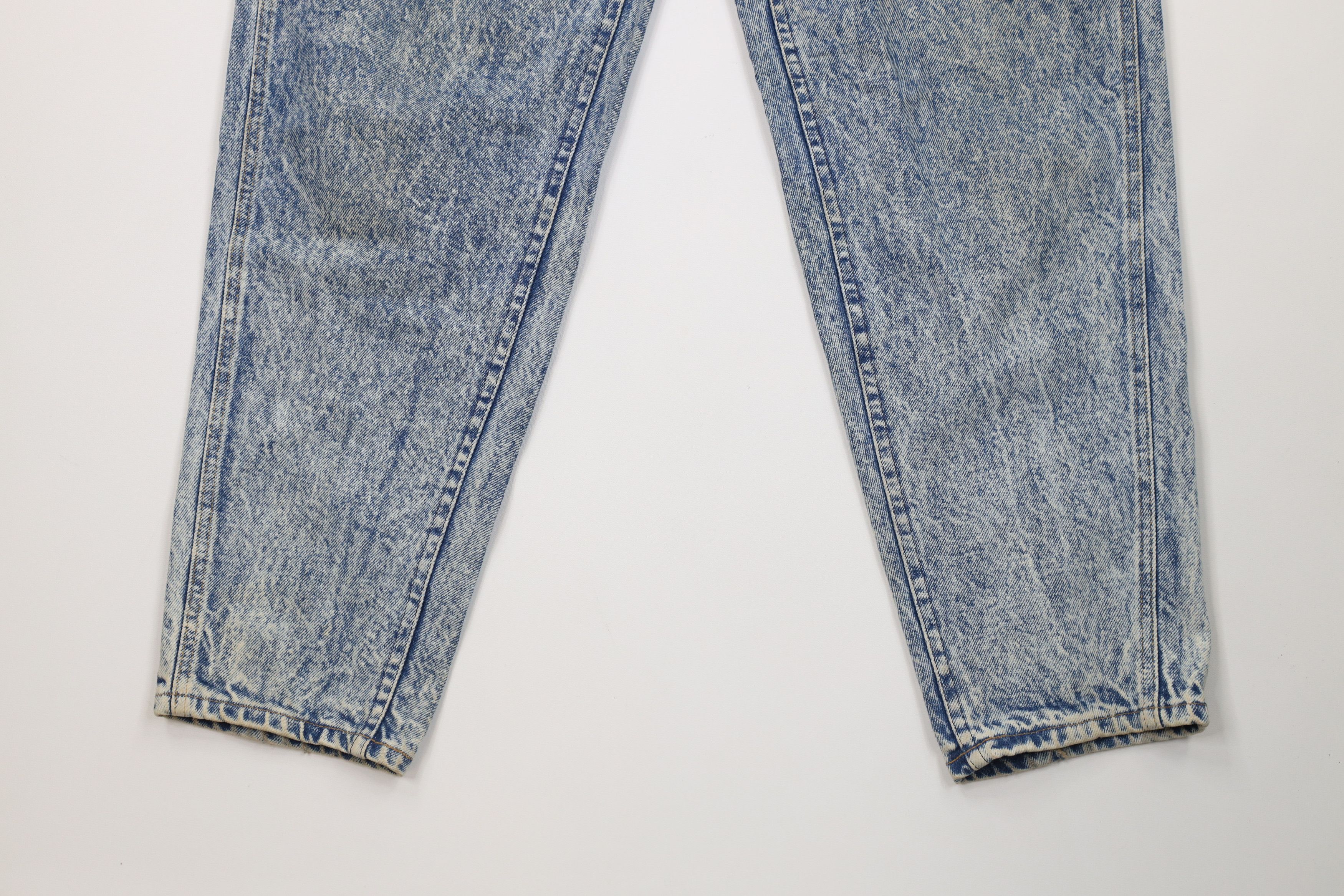 Lee Vintage 80s 90s Lee Skyriders Wash Tapered Leg Jeans USA Size 32" / US 10 / IT 46 - 4 Thumbnail