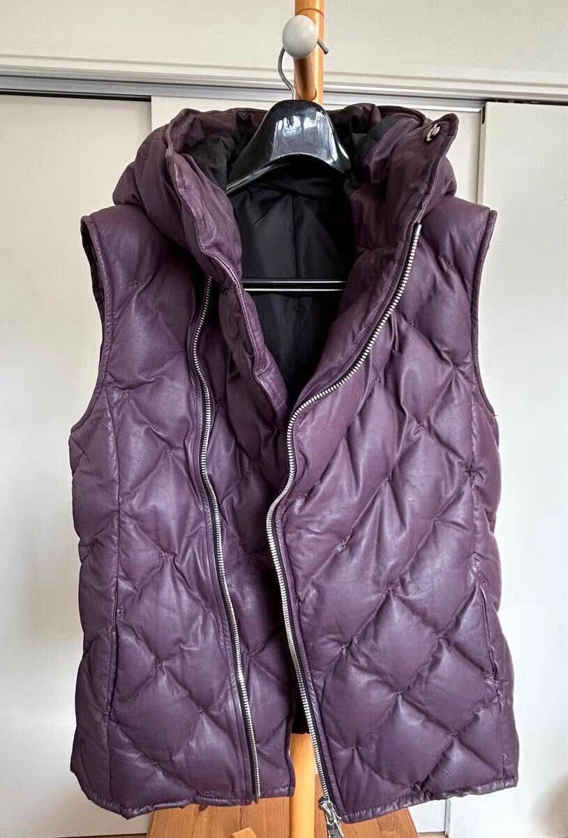 Isamu Katayama Backlash Purple Quilted Puffer Vest Size L Size US L / EU 52-54 / 3 - 1 Thumbnail