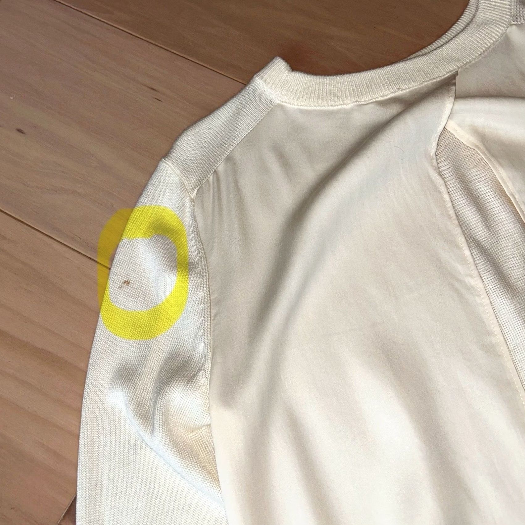 Lululemon Lululemon Still At Ease Ivory Pullover Open Back Sweater - Size Medium - Vintage Size M / US 6-8 / IT 42-44 - 6 Thumbnail