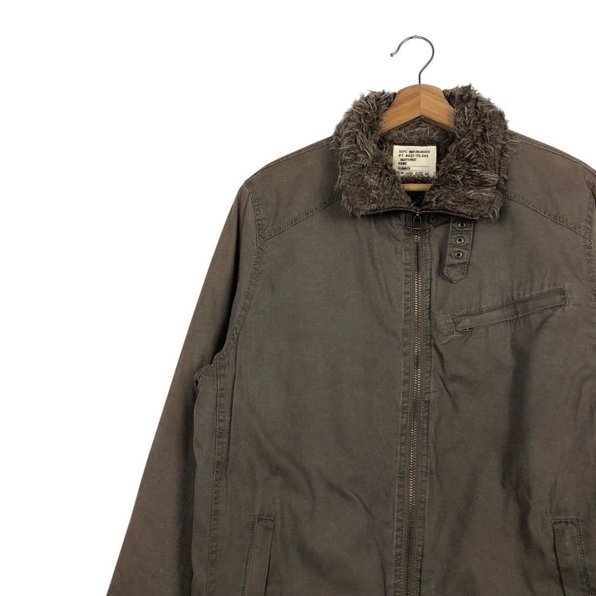 Japanese Brand × Vintage 📌Vintage Military Biker Jacket Burden Blanket Parka Style Size US M / EU 48-50 / 2 - 7 Thumbnail