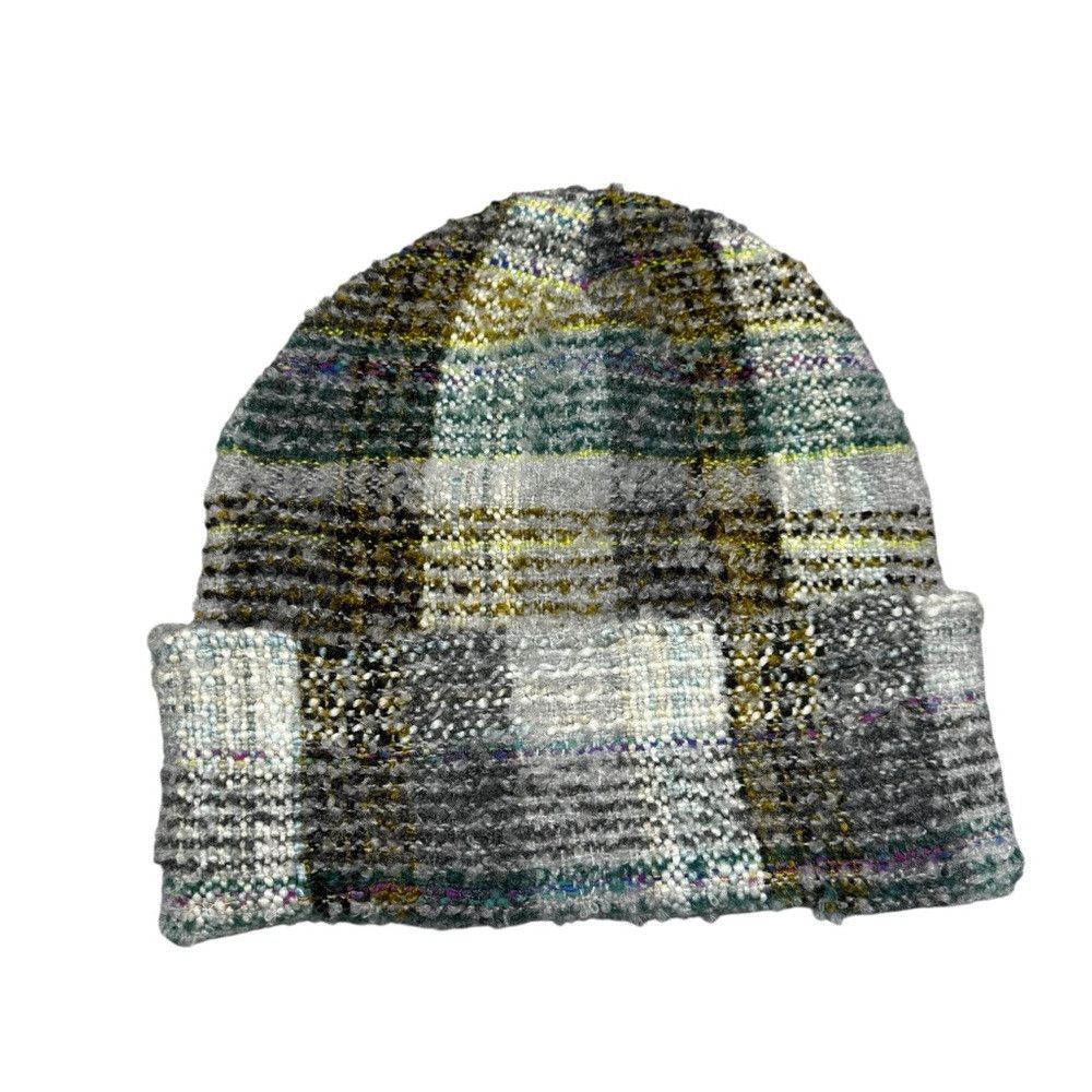 Anthropologie New Anthropologie Slouchy Plaid Hat Size ONE SIZE - 5 Thumbnail