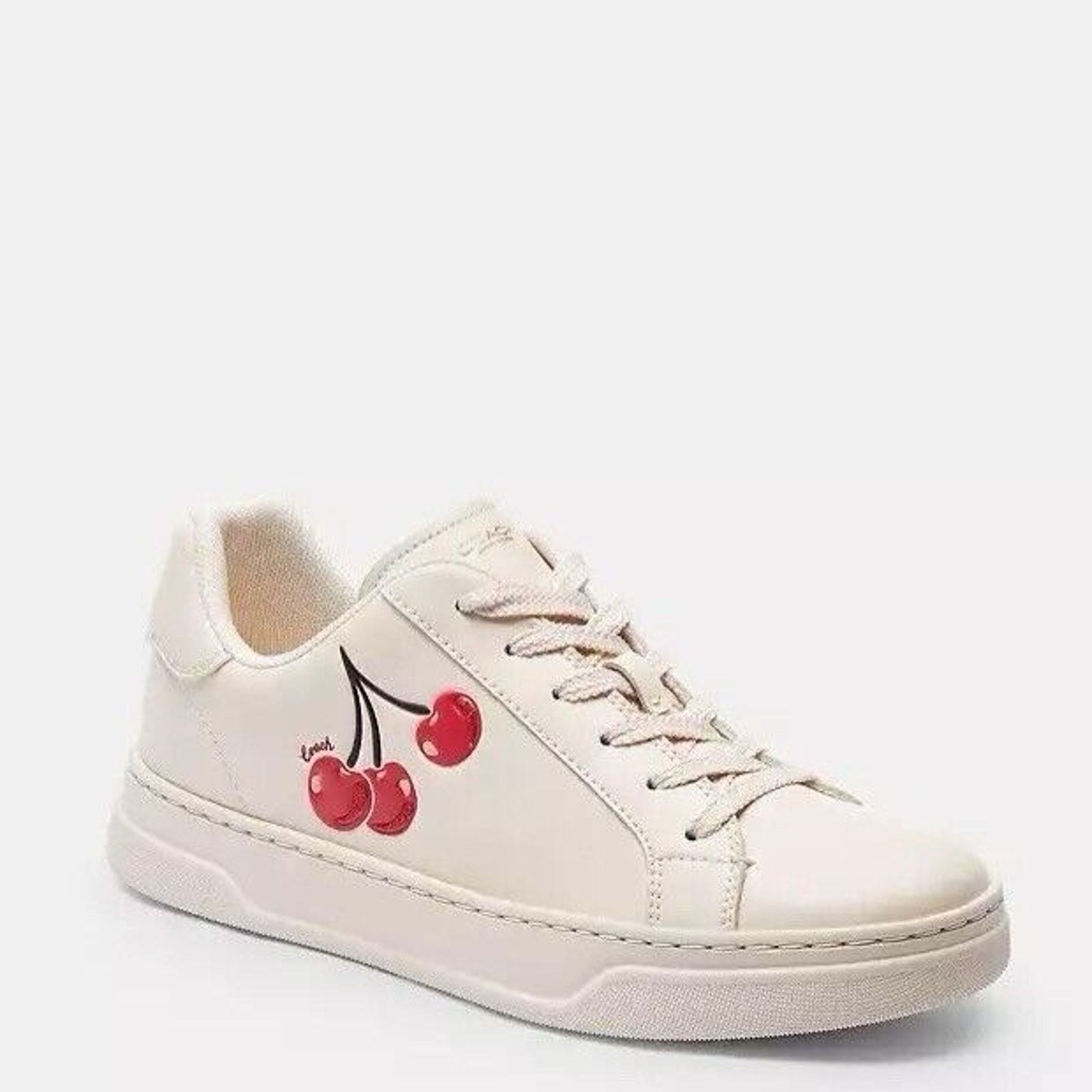 Coach NEW Limited Coach Sneakers High Line Sneaker Cherry Size 8 Size US 8 / IT 38 - 3 Thumbnail