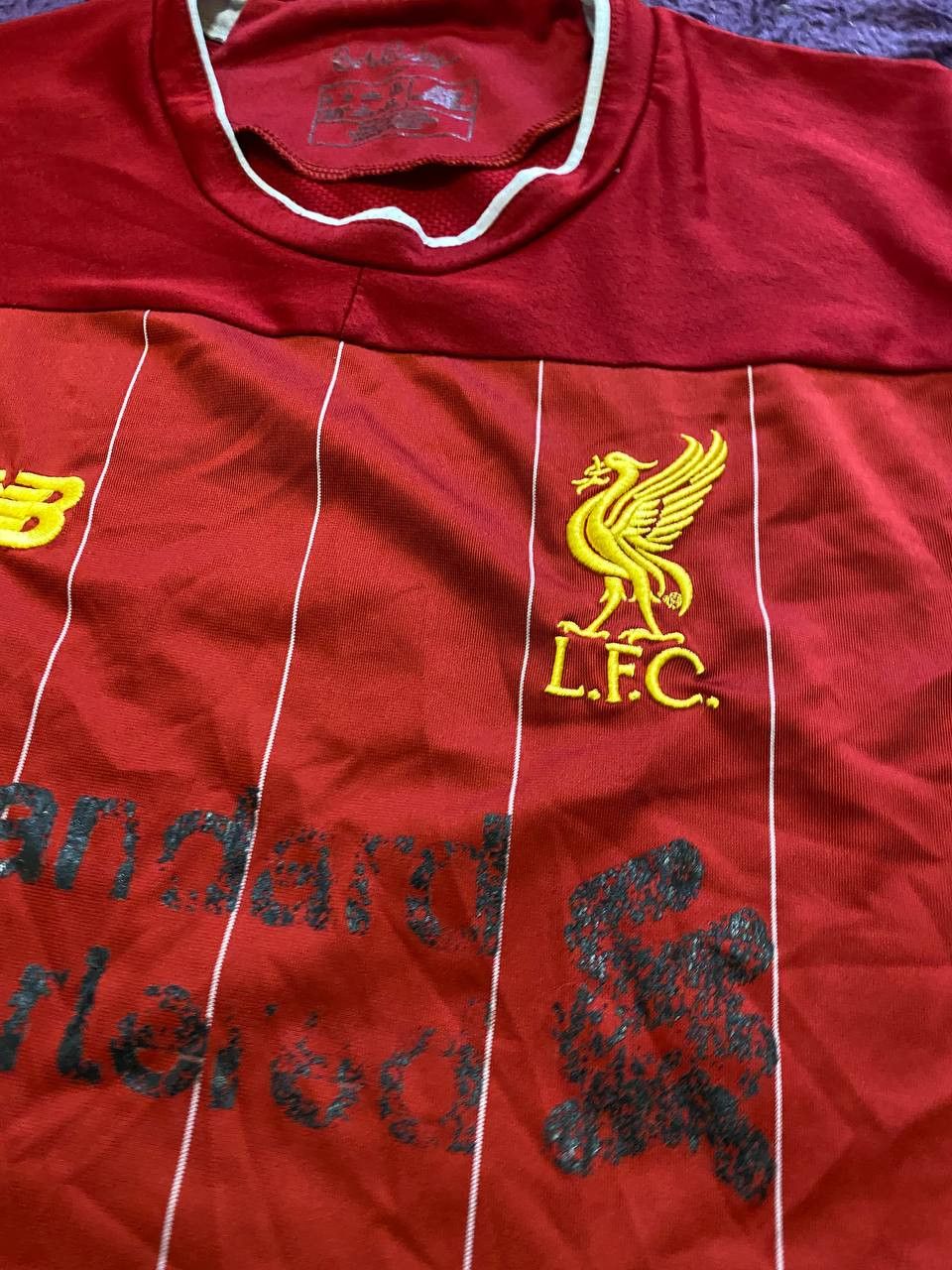 New Balance LIVERPOOL RARE FOOTBALL SHIRT JERSEY Size US L / EU 52-54 / 3 - 7 Thumbnail