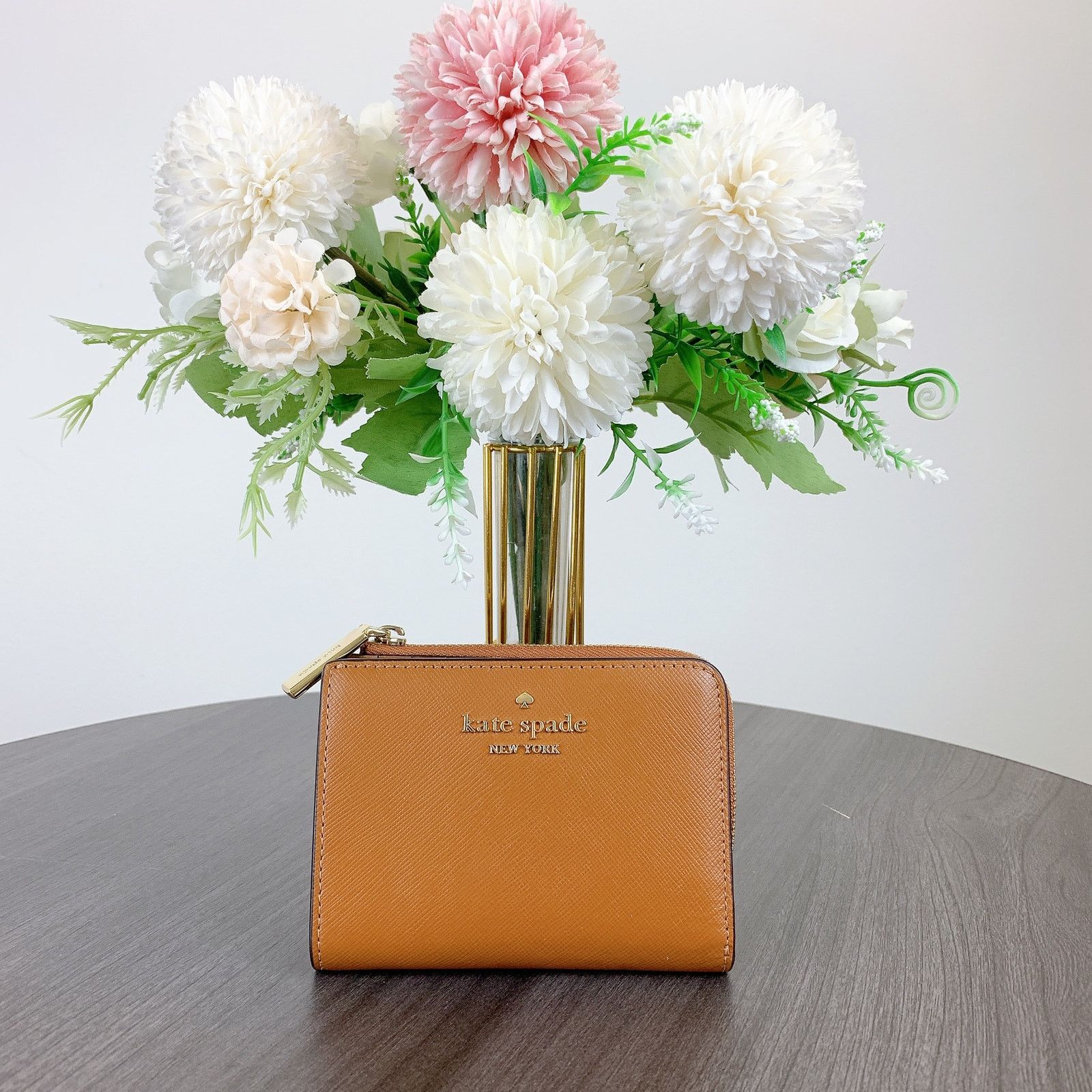 Kate Spade Kate Spade KH615 Madison Small L Zip Wallet IN Cavern Clay Size ONE SIZE - 1 Thumbnail