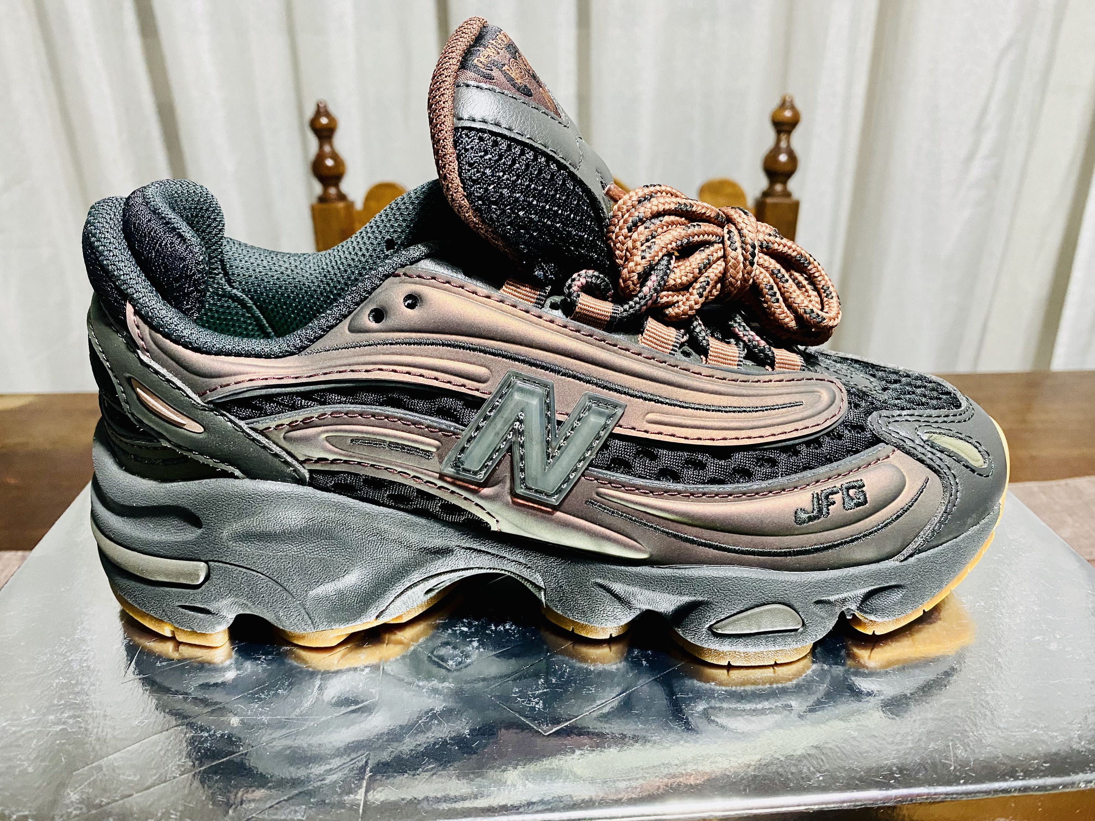 New Balance × Nike New Balance 1000 Joe Freshgoods Pure Black Ice Size US 4 / IT 34 - 1 Thumbnail