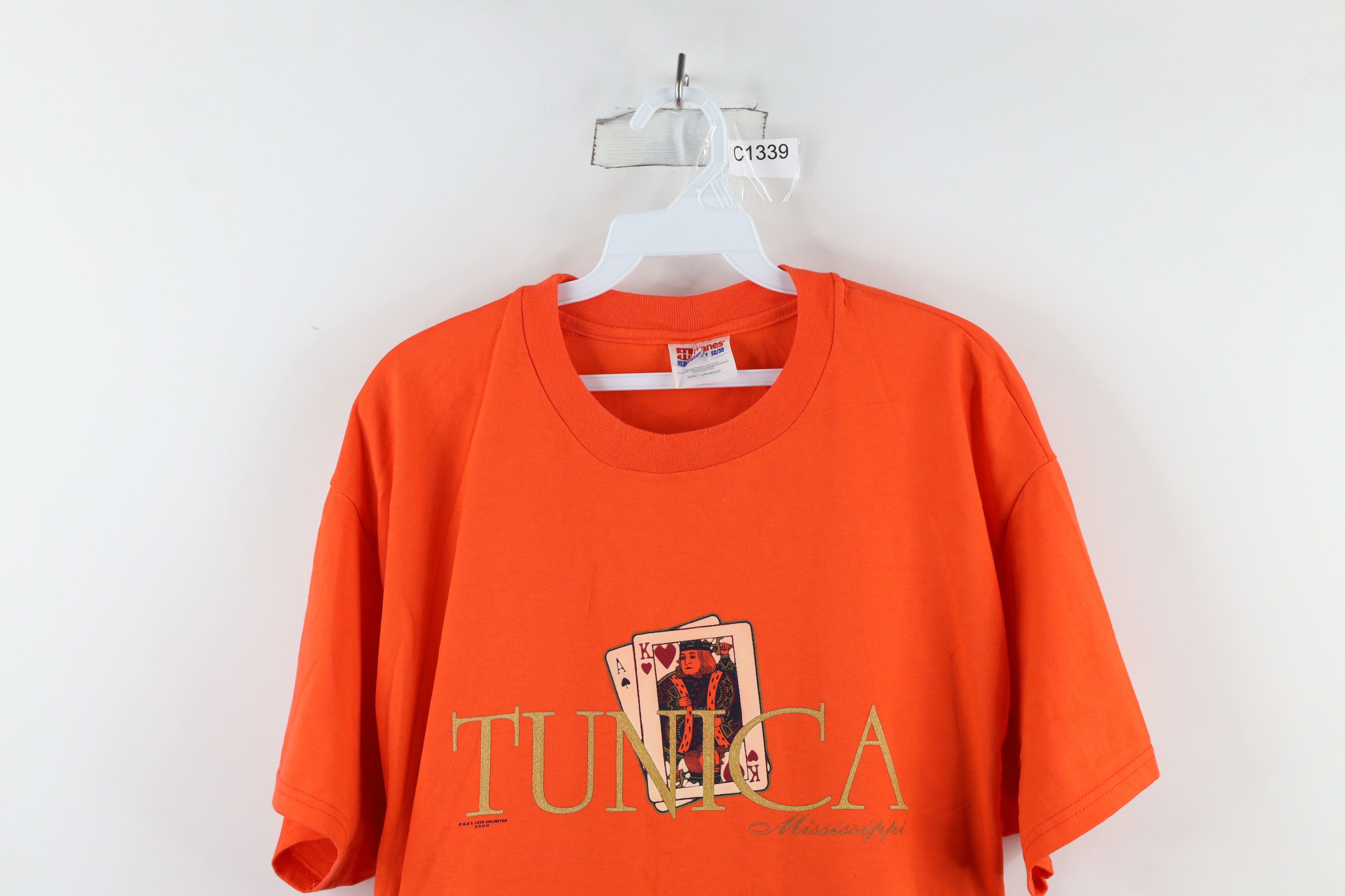 Vintage Vintage Y2K 2000 Tunica Mississippi Gambling Casino T-Shirt Size US L / EU 52-54 / 3 - 2 Thumbnail