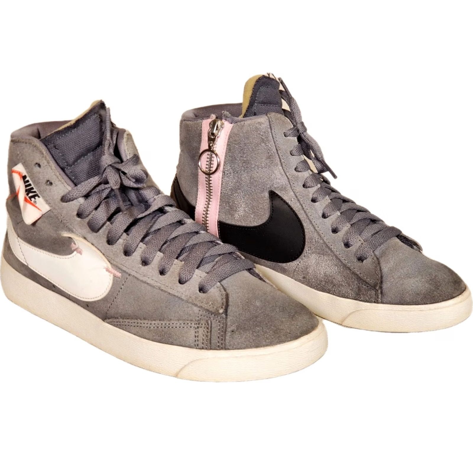 Nike Nike Blazer Mid Rebel Shoes Deconstructed Cool Grey BQ4022-004 Women's US 7 Size S / US 4 / IT 40 - 2 Thumbnail
