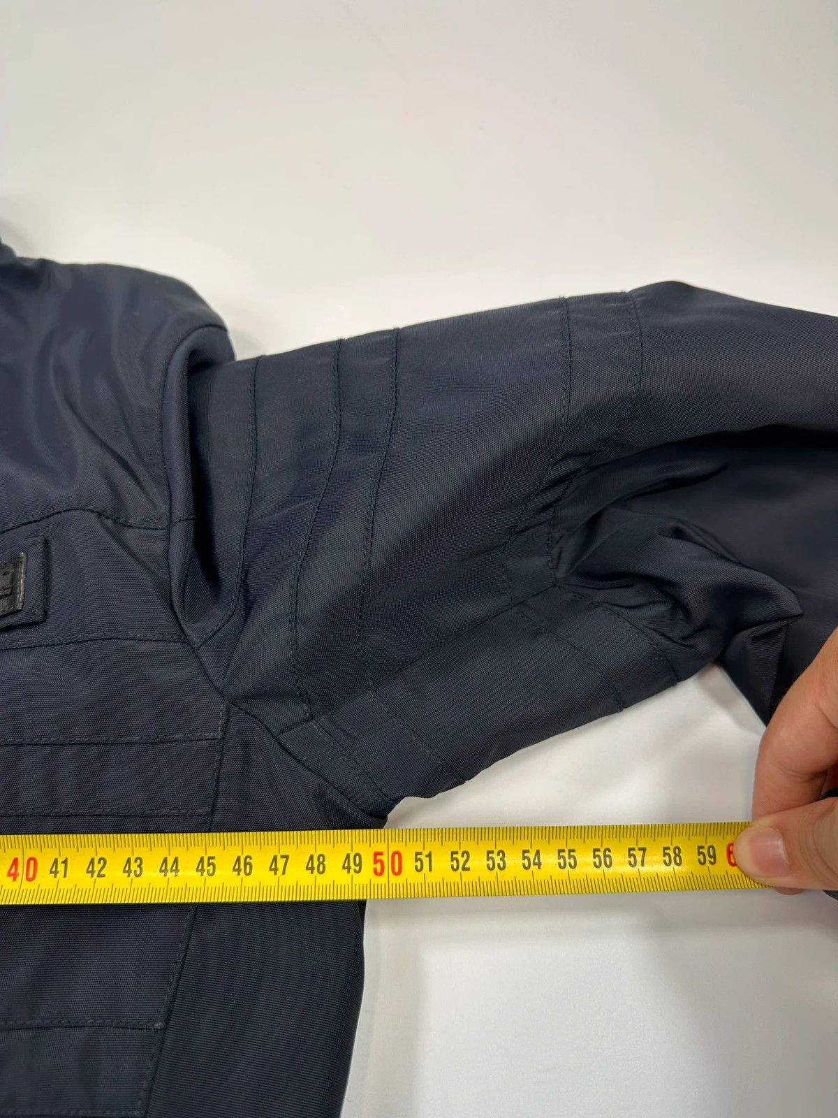 Prada Prada Milano FW07 Reinforced Navy Blue Nylon Bomber Jacket Size US S / EU 44-46 / 1 - 14 Thumbnail