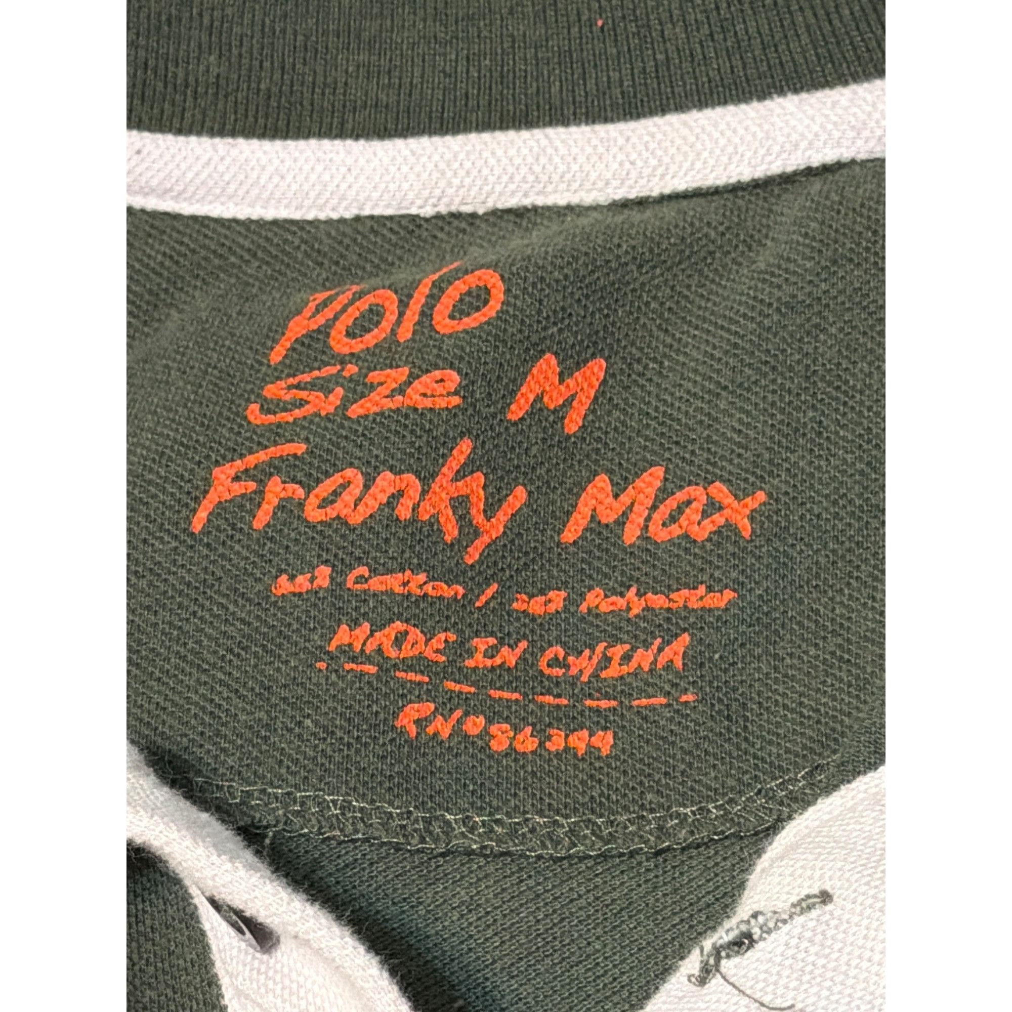 Franky Max 2 Vintage Y2K Polo Franky Max Shirts Orange Green Large Hors Size US M / EU 48-50 / 2 - 3 Thumbnail