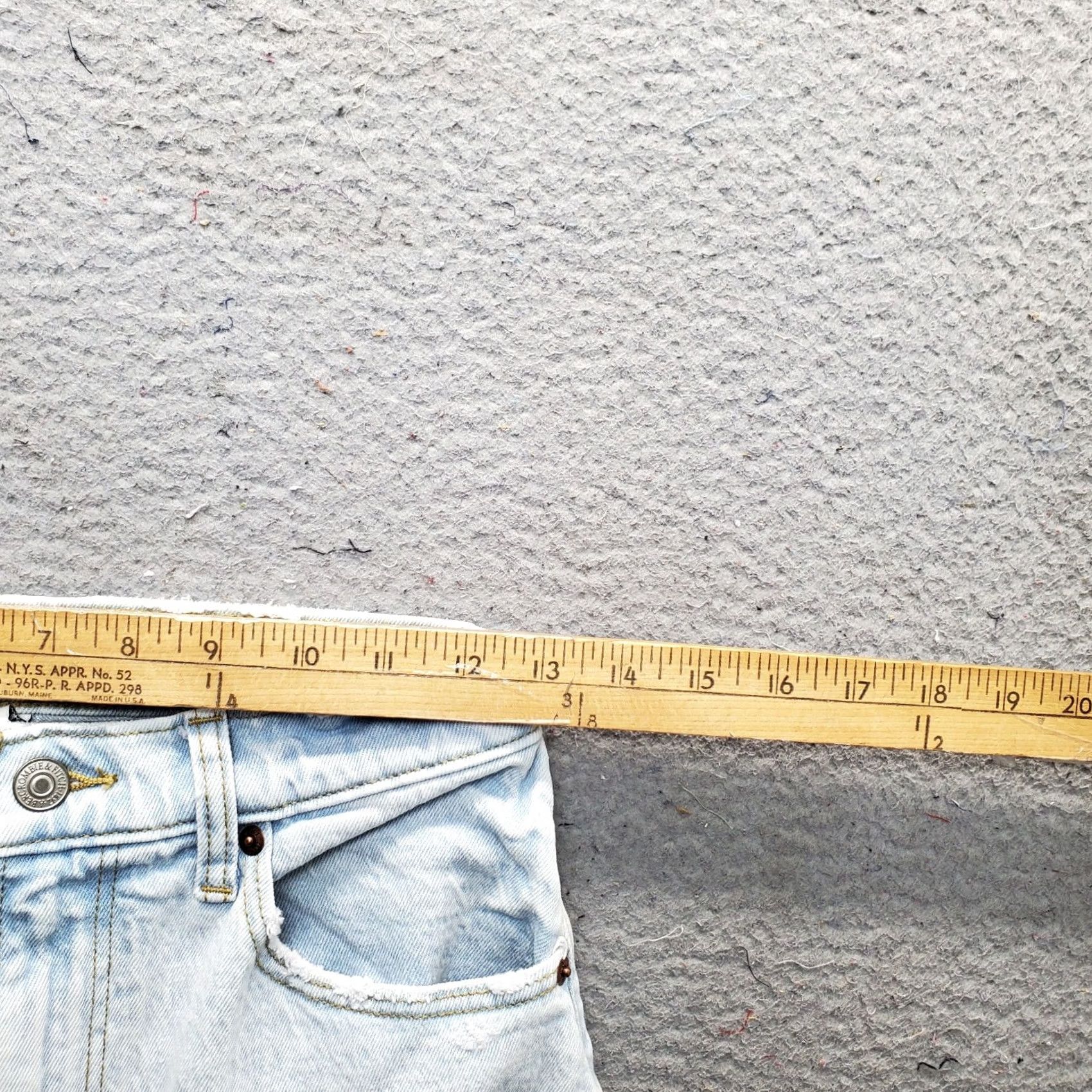 Abercrombie & Fitch Abercrombie & Fitch Curve Love 90's Straight Jeans Womens Size 4 Blue High Rise Size 27" / US 4 / IT 40 - 6 Thumbnail
