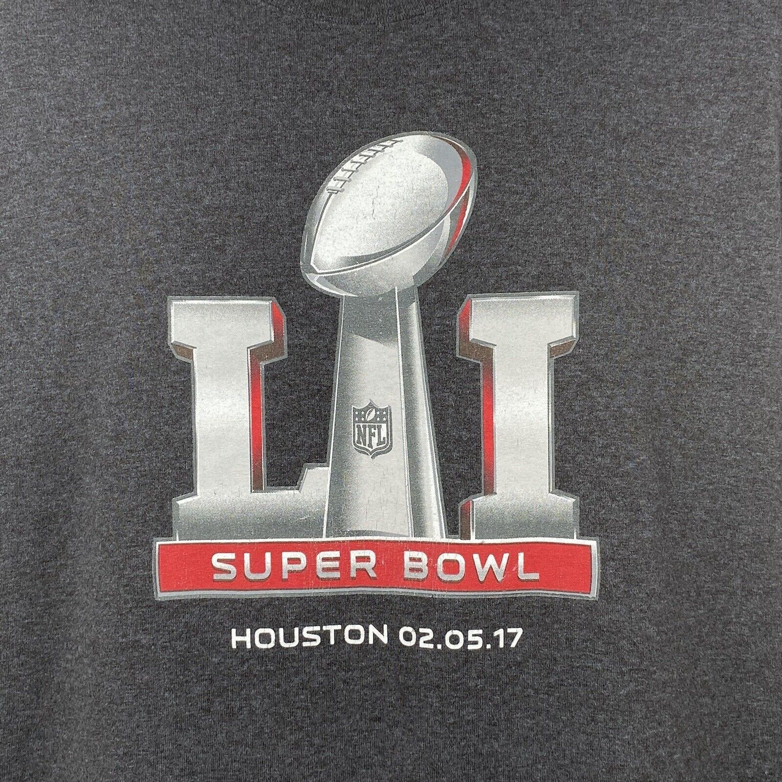 Majestic Atlanta Falcons Patriots Super Bowl Large Graphic T-Shirt Size US L / EU 52-54 / 3 - 3 Thumbnail