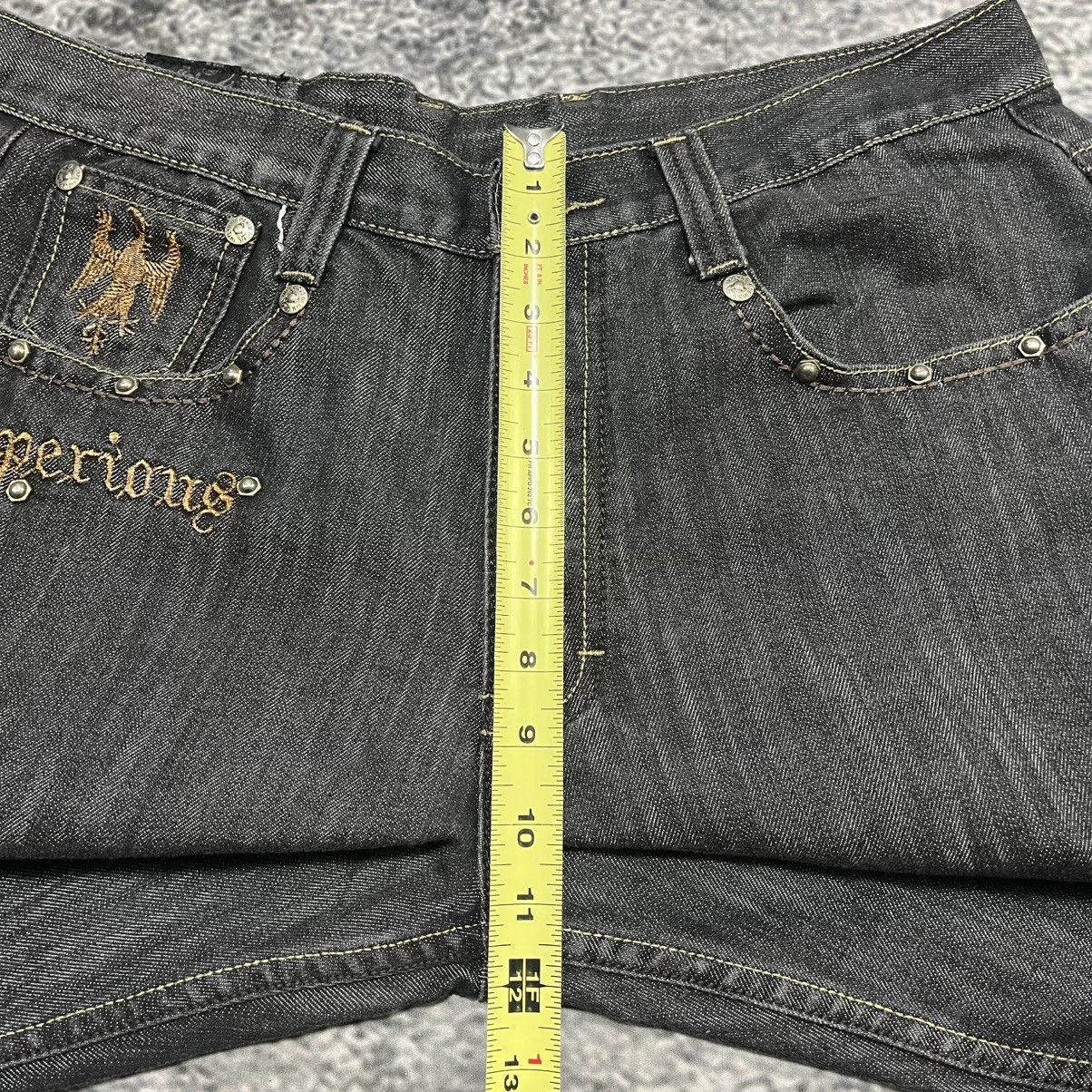 Imperious VINTAGE Y2K IMPEROUS EMBROIDERED CROSS GRUNGE BAGGY JEANS Size US 34 / EU 50 - 14 Thumbnail