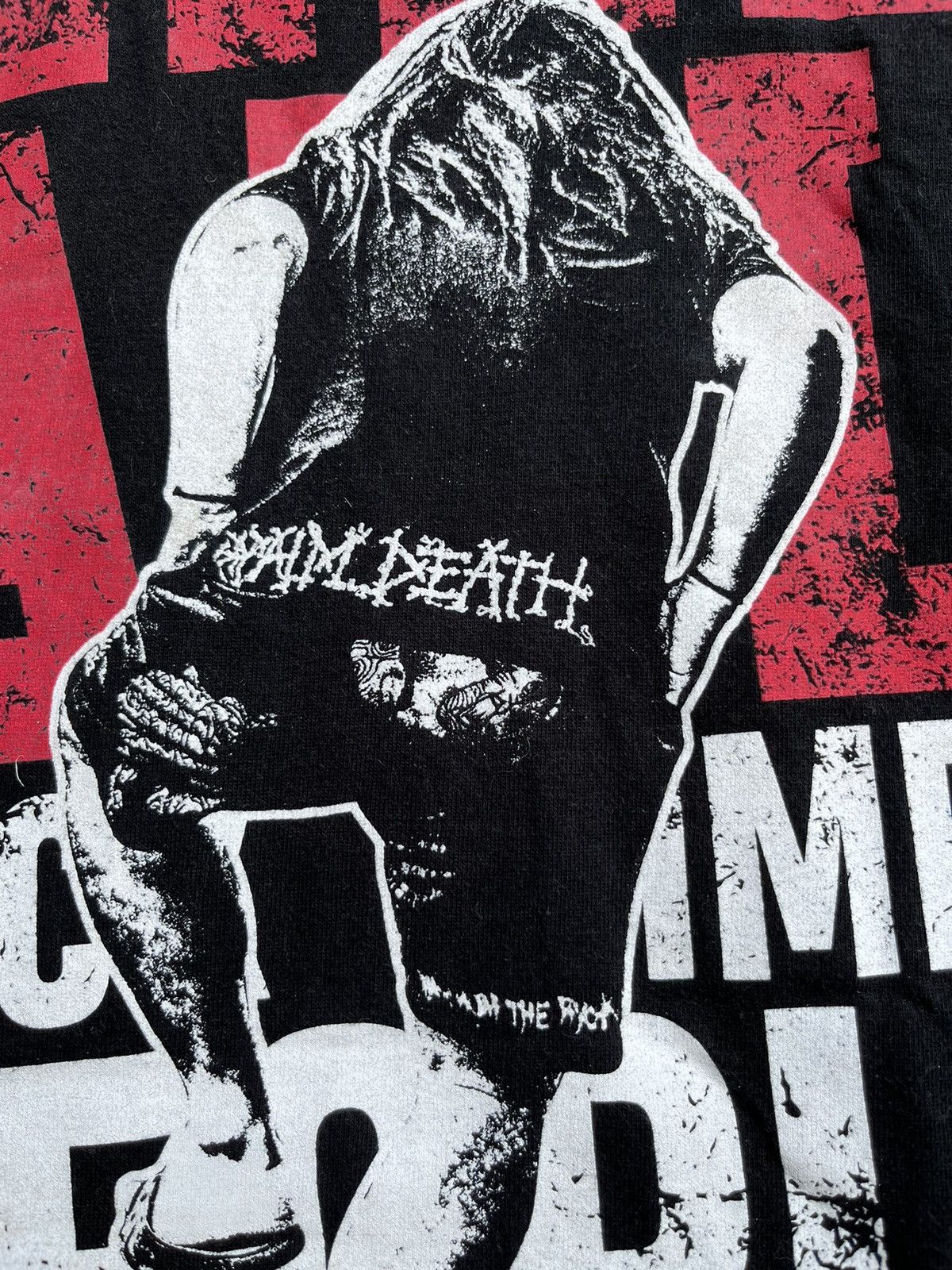 ⚡️RARE Punk Rock Distressed headbangers Big Logo Tee