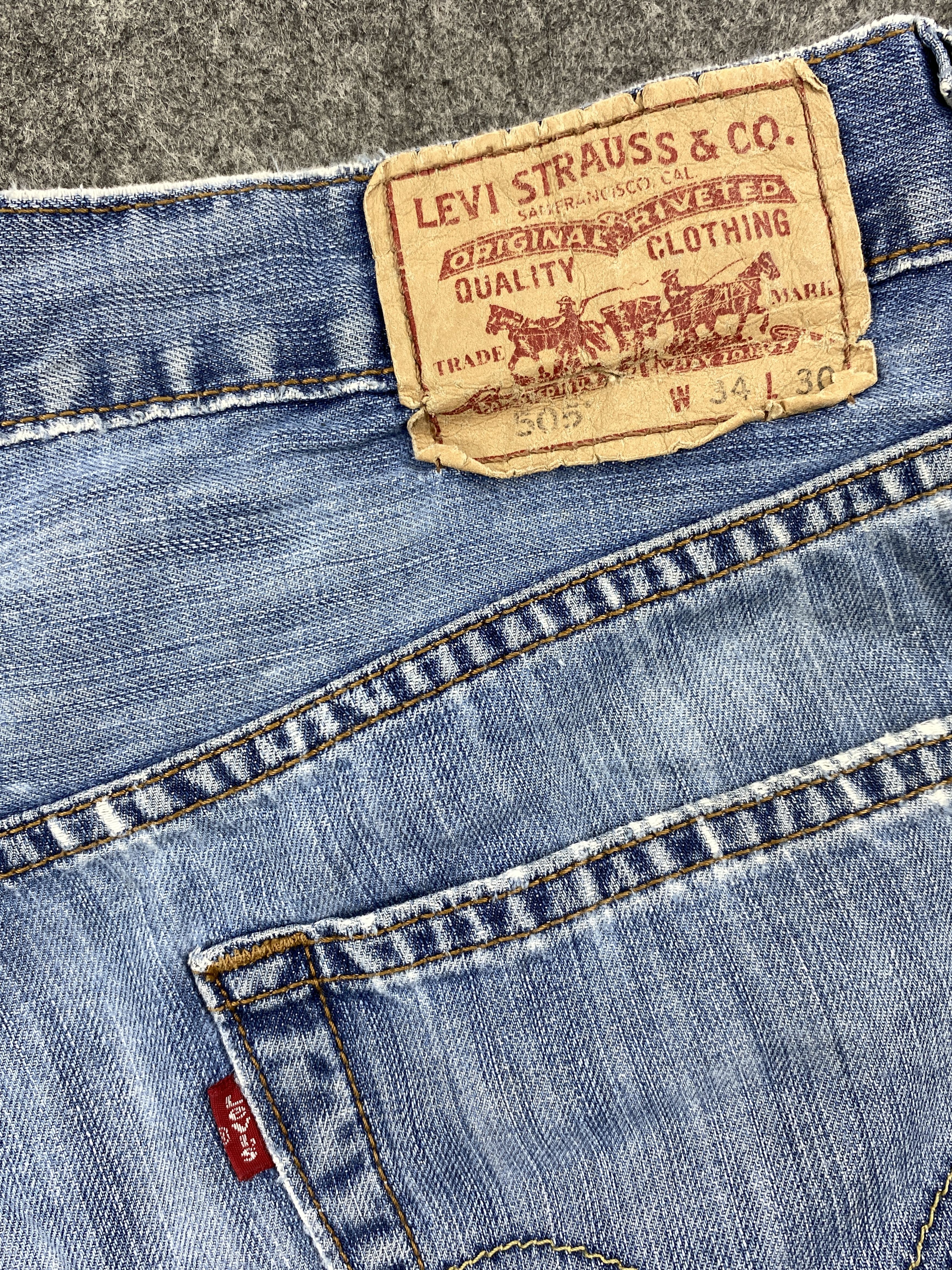 Levi's Mid Blue Vintage Levi's 505 Jeans 34x29 Denim -JN1456 Size US 34 / EU 50 - 10 Thumbnail