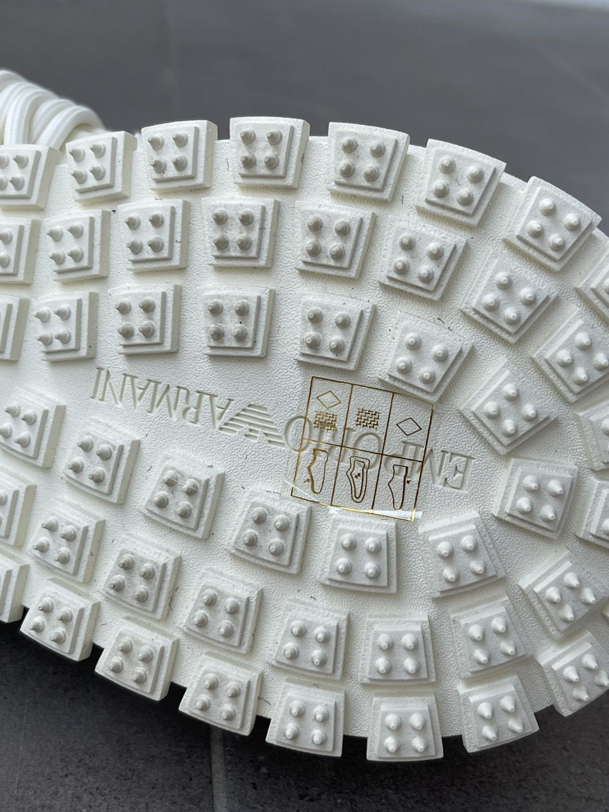 Emporio Armani !DS! SS24 Emporio Armani Milk Nylon Sneakers Size US 13 / EU 46 - 18 Thumbnail