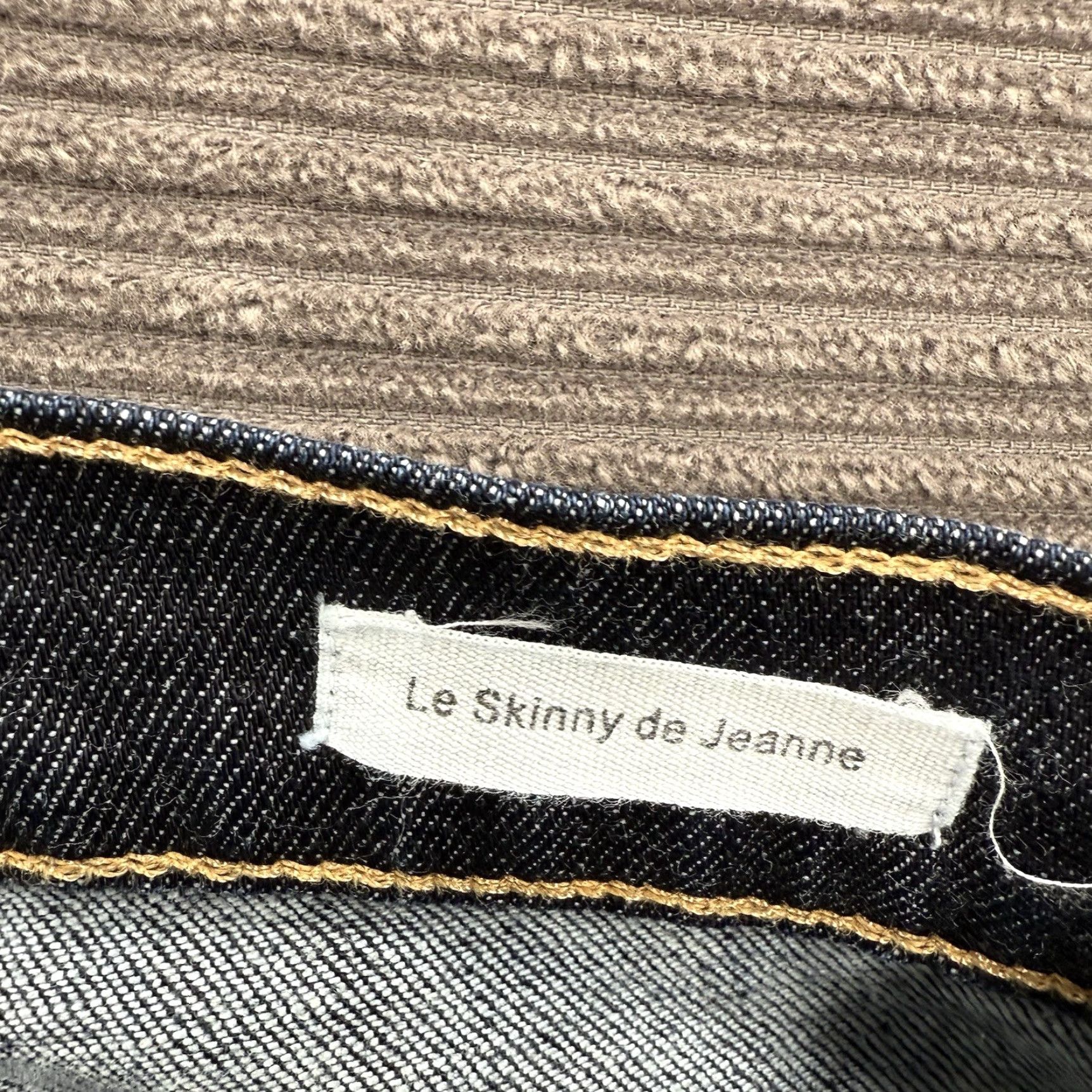 Frame FRAME Le Skinny De Jeanne Jeans Women 28 Cotton Blue Frame Denim Le Skinny De Jeanne Low Rise Jeans Women 28 Cotton Blue Designer Jeans Size 28" / US 6 / IT 42 - 4 Thumbnail