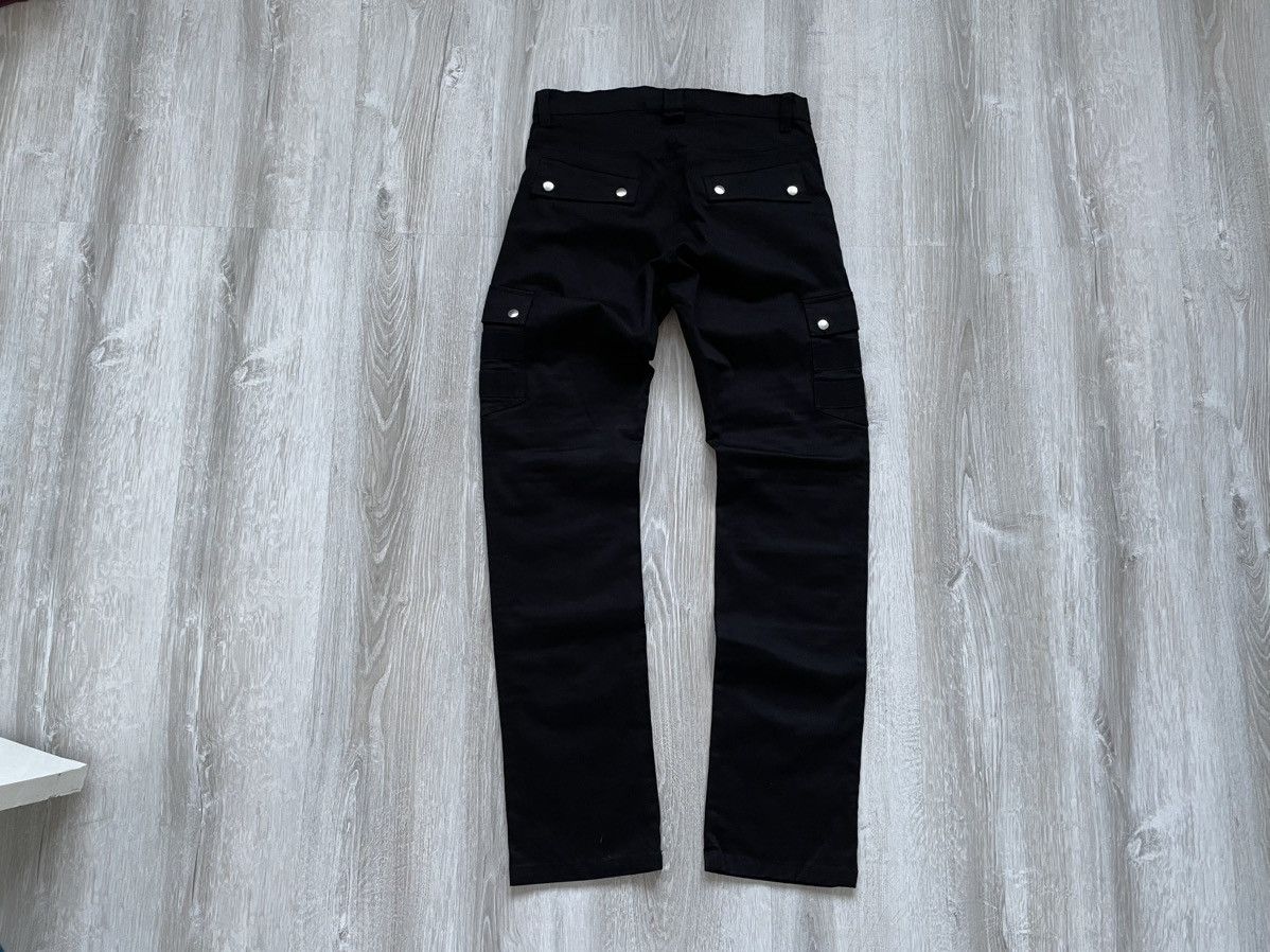 Japanese Brand × Vintage Chemical Dark Apparel Multi Pocket Zipper Elastic Pants Size US 34 / EU 50 - 8 Thumbnail