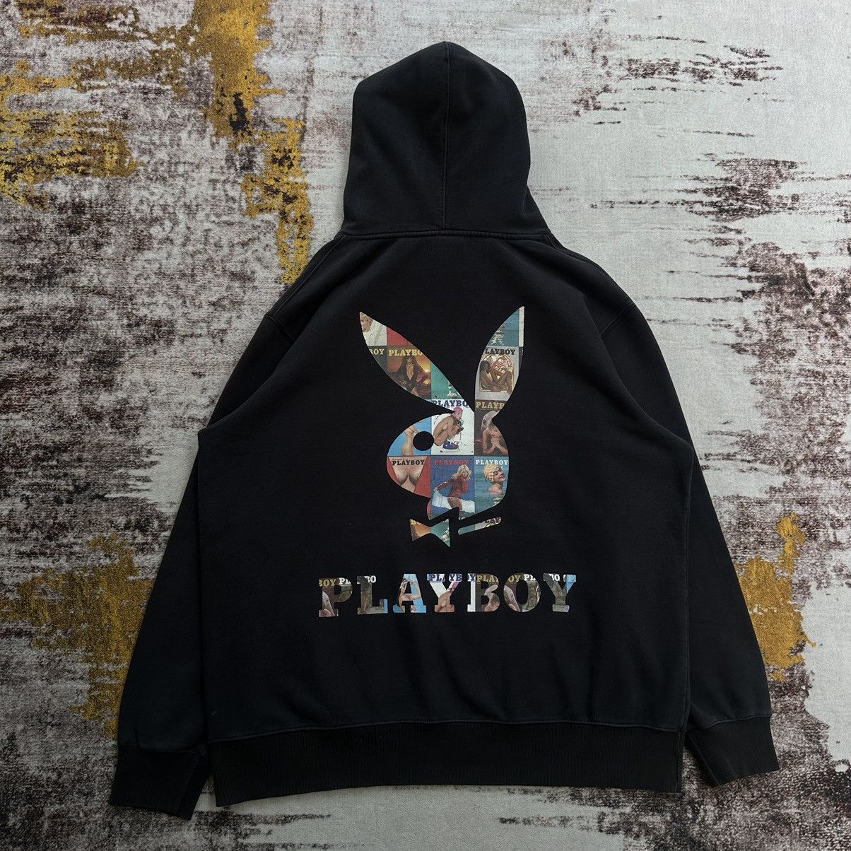 Playboy VINTAGE PLAYBOY X I AM NOT A HUMAN SEXY MODEL BIG LOGO Size US XL / EU 56 / 4 - 2 Thumbnail