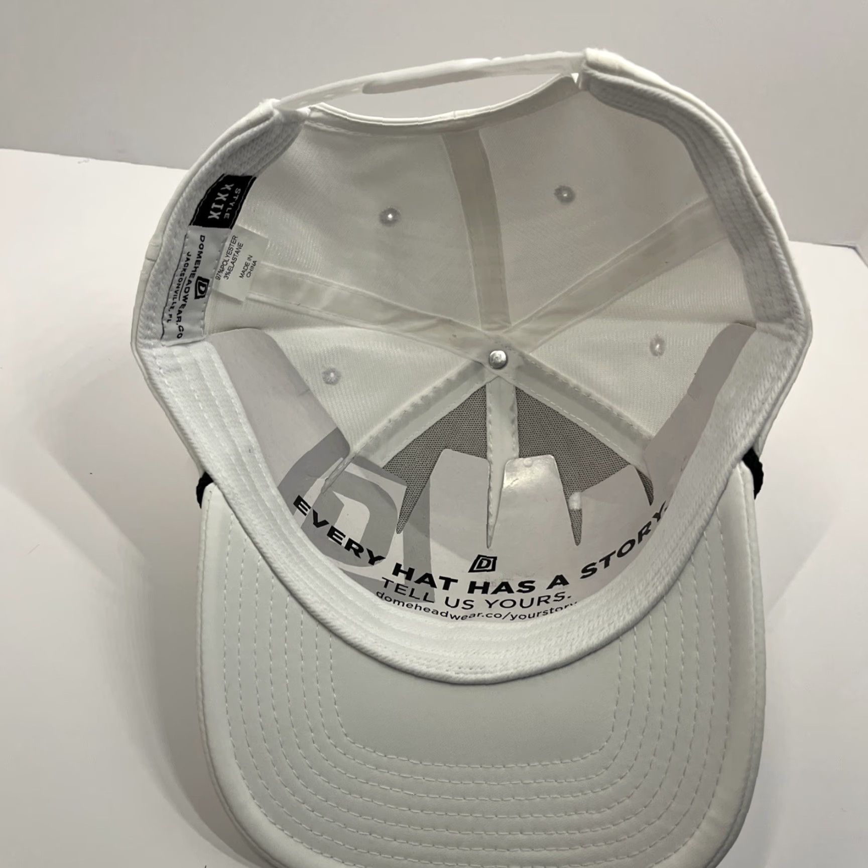 Vintage Golf On The Brain Baseball Hat Cap White Adjustable Snapback Dome Headwear Men Size ONE SIZE - 5 Thumbnail