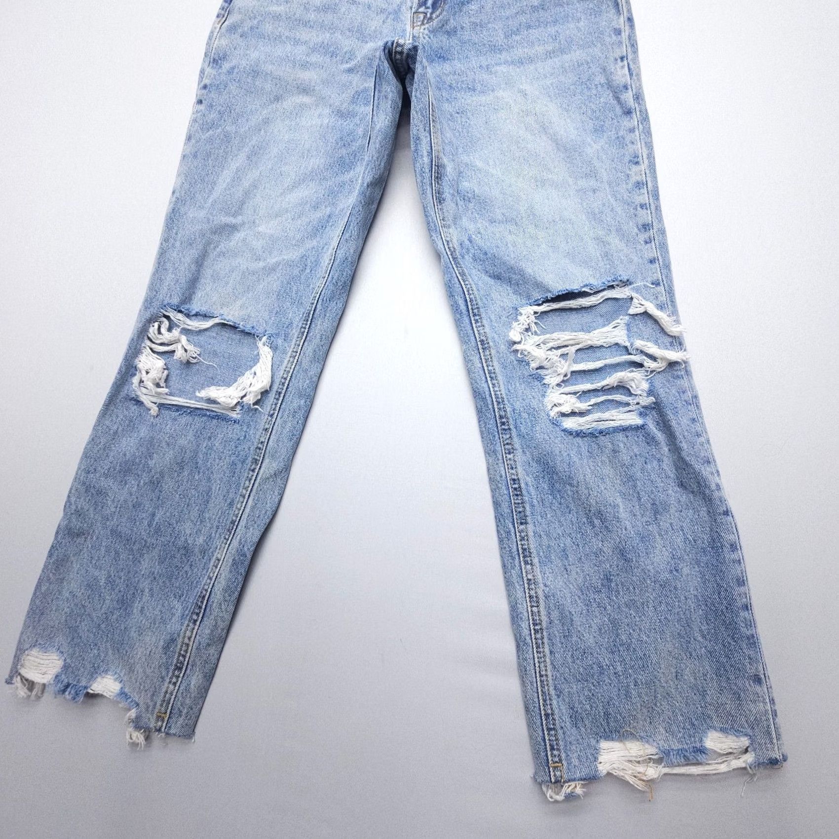 Vintage VERVET High Rise Straight Crop Jeans Womens 26 x 26" Blue Rigid Cotton Denim NWT Size 26" / US 2 / IT 38 - 4 Thumbnail