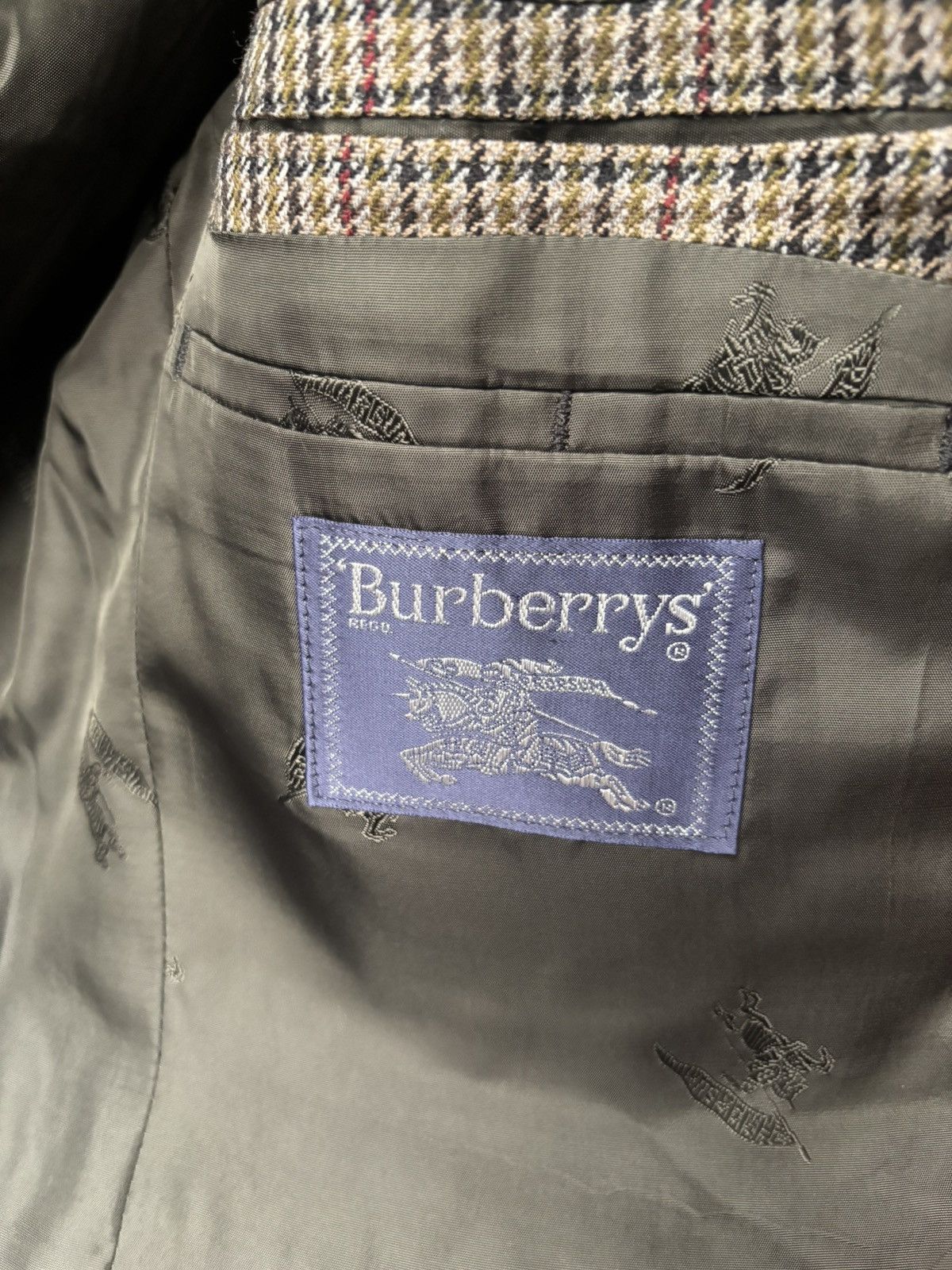 Burberry Burberry x Cashmere & Wool x Vintage Size 46R - 3 Thumbnail