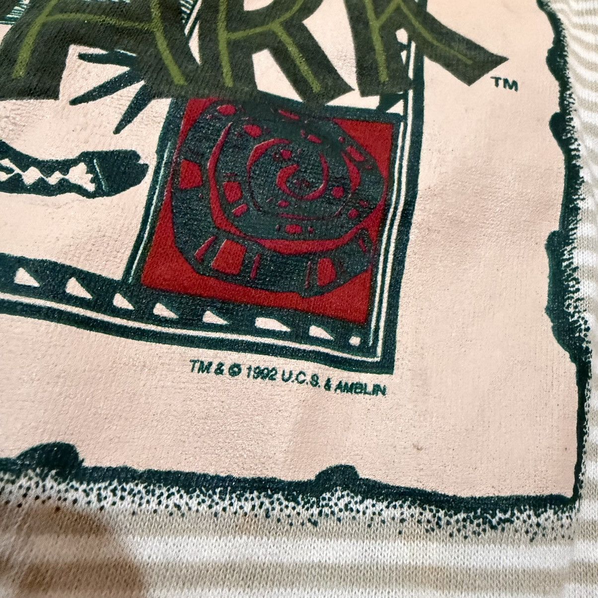 Vintage Vintage 1992 jurassic park map movie t-shirt Size US M / EU 48-50 / 2 - 3 Thumbnail