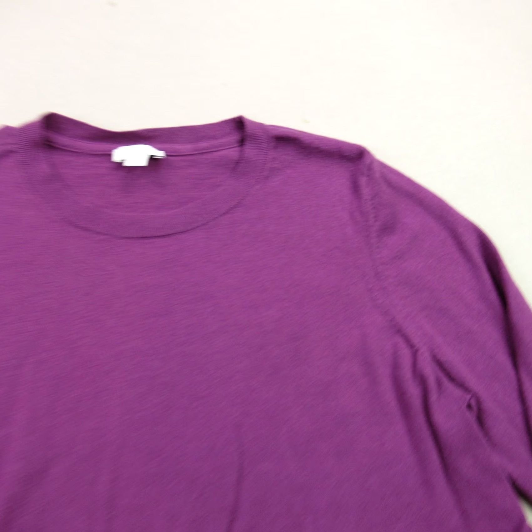 J. Jill J Jill Shirt Womens 1X Long Sleeve Crew Neck Lightweight Outdoors Purple Shirt Size XL / US 12-14 / IT 48-50 - 2 Thumbnail