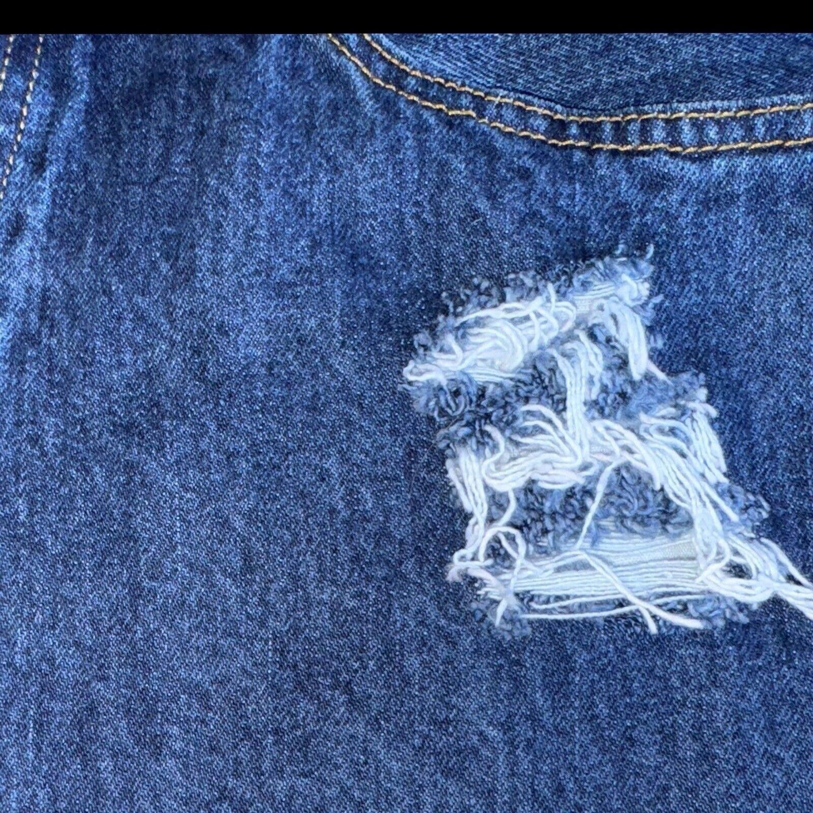Levi's Levi's 501 Button Fly High Rise Cut Off Jean Shorts 33 Size 32" / US 10 / IT 46 - 3 Thumbnail