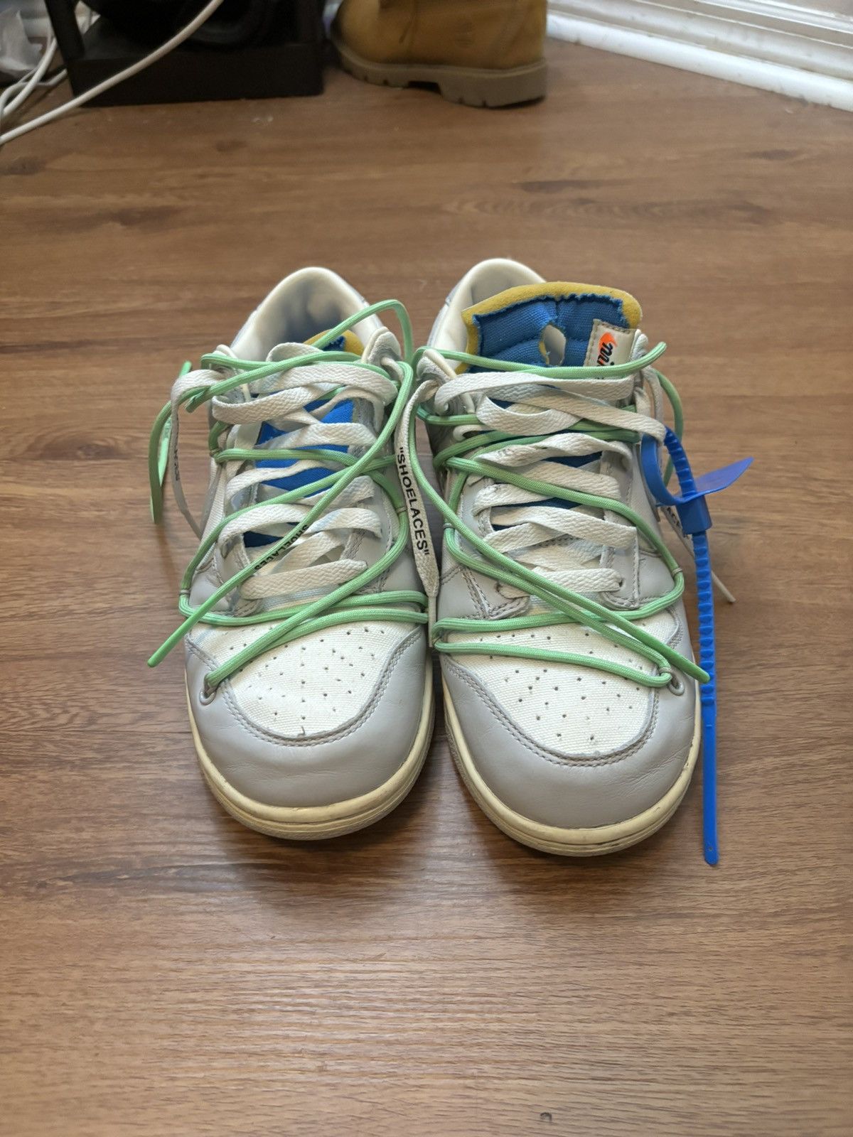 Nike × Off-White Nike Off-White x Dunk Low 'Lot 26 of 50' Men's Shoes Nike Size US 8 / EU 41 - 3 Thumbnail