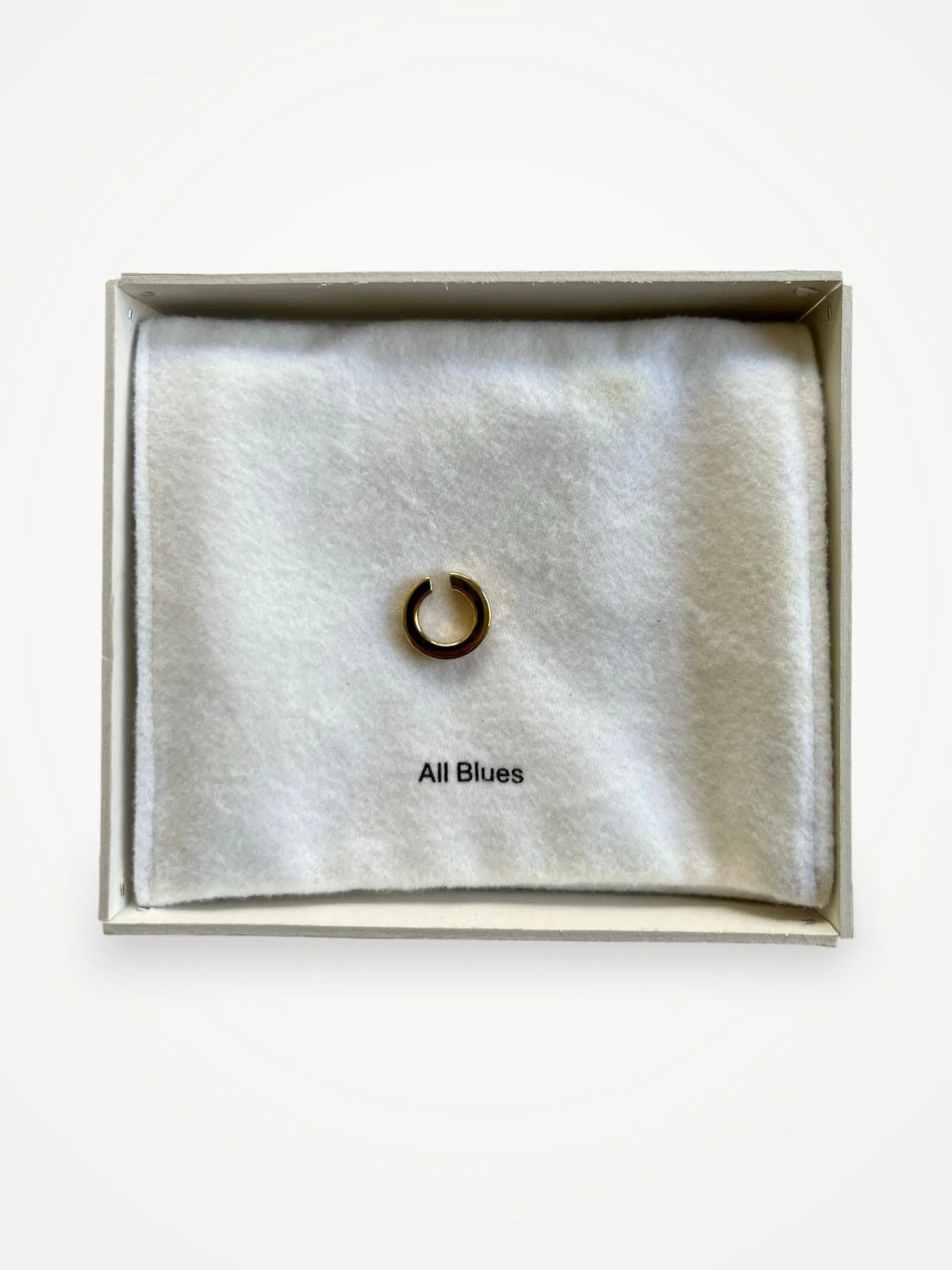 All Blues All Blues Square ear cuff gold Earrings Size ONE SIZE - 1 Thumbnail