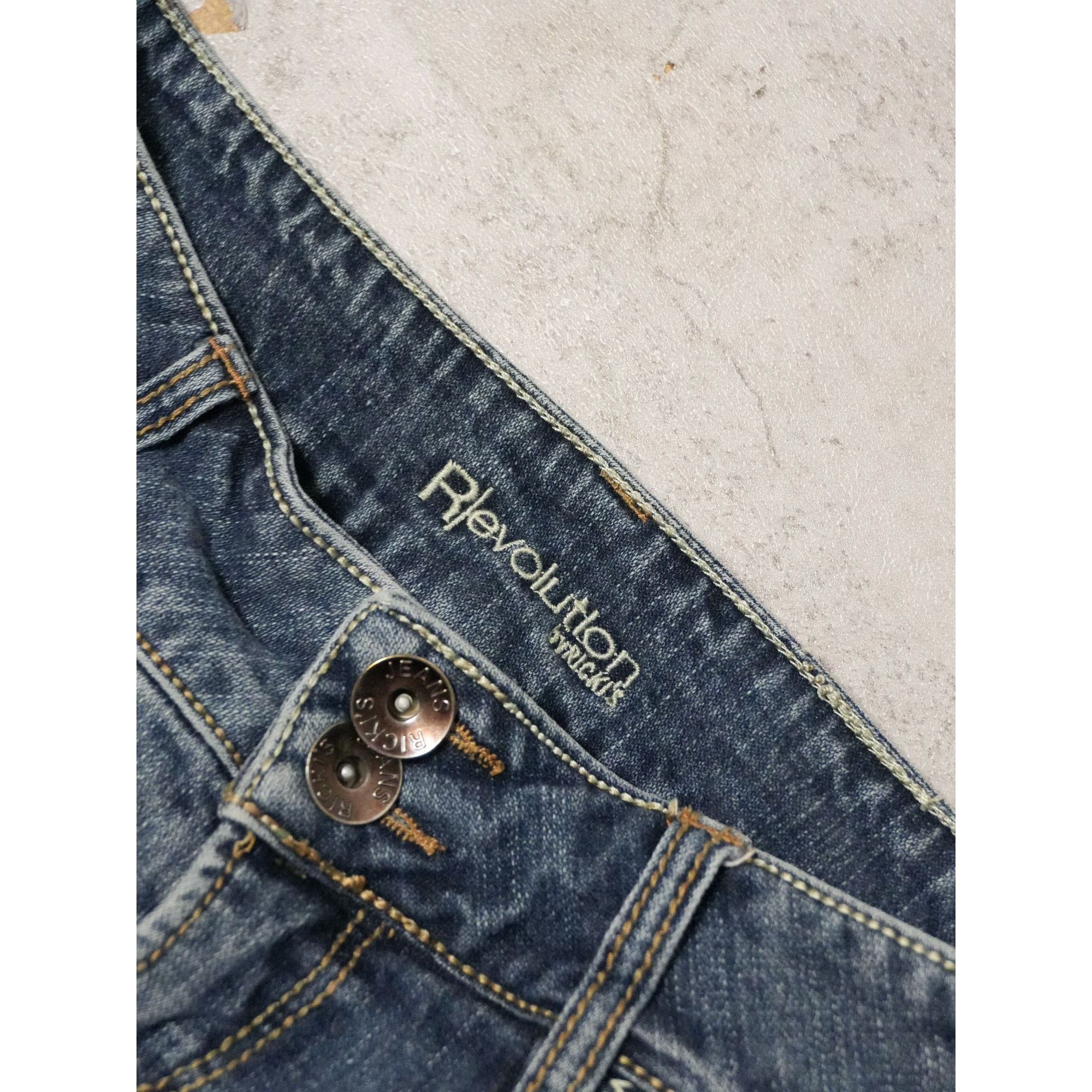 Other Y2k Revolution Denim Mini Skirt Size 30" / US 8 / IT 44 - 4 Thumbnail