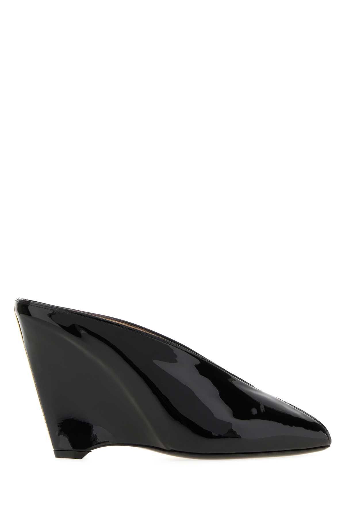 Salvatore Ferragamo Black Leather Alicia Mules Size US 8.5 / IT 38.5 - 1 Thumbnail