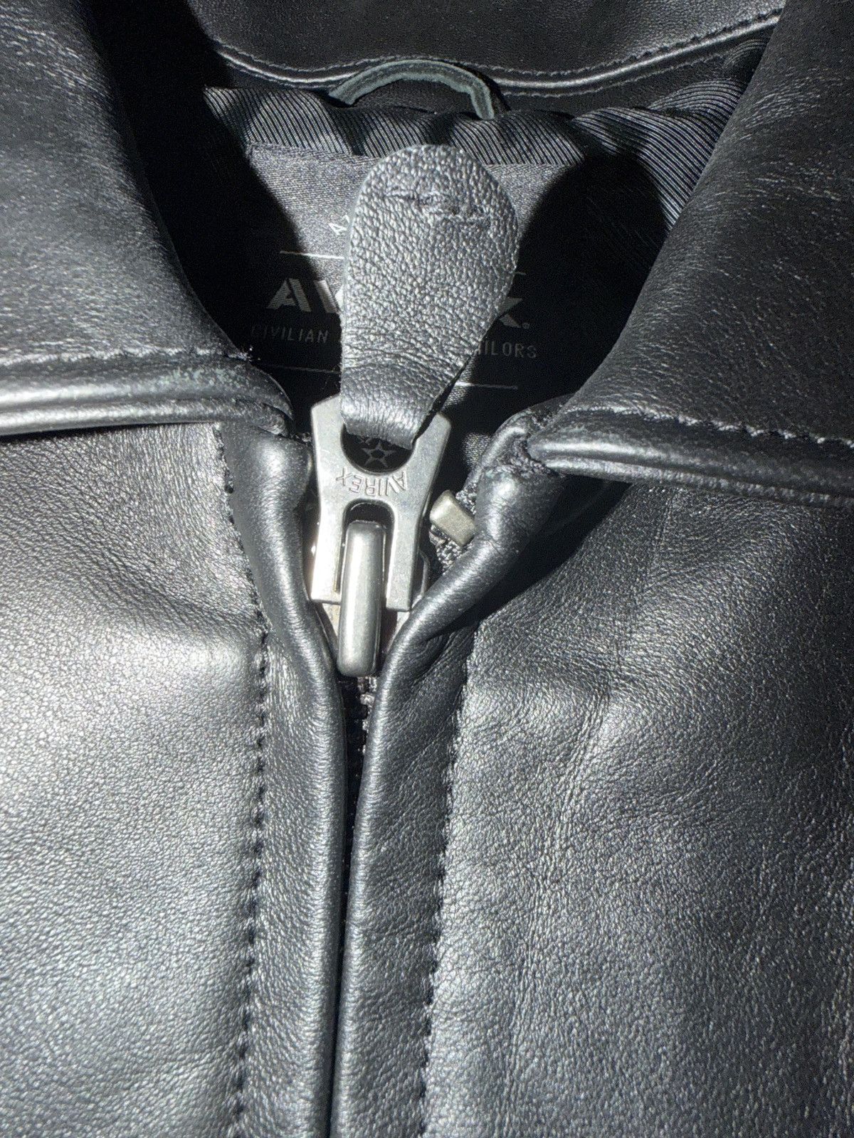 Avirex Avirex black leather jacket Size US S / EU 44-46 / 1 - 5 Thumbnail