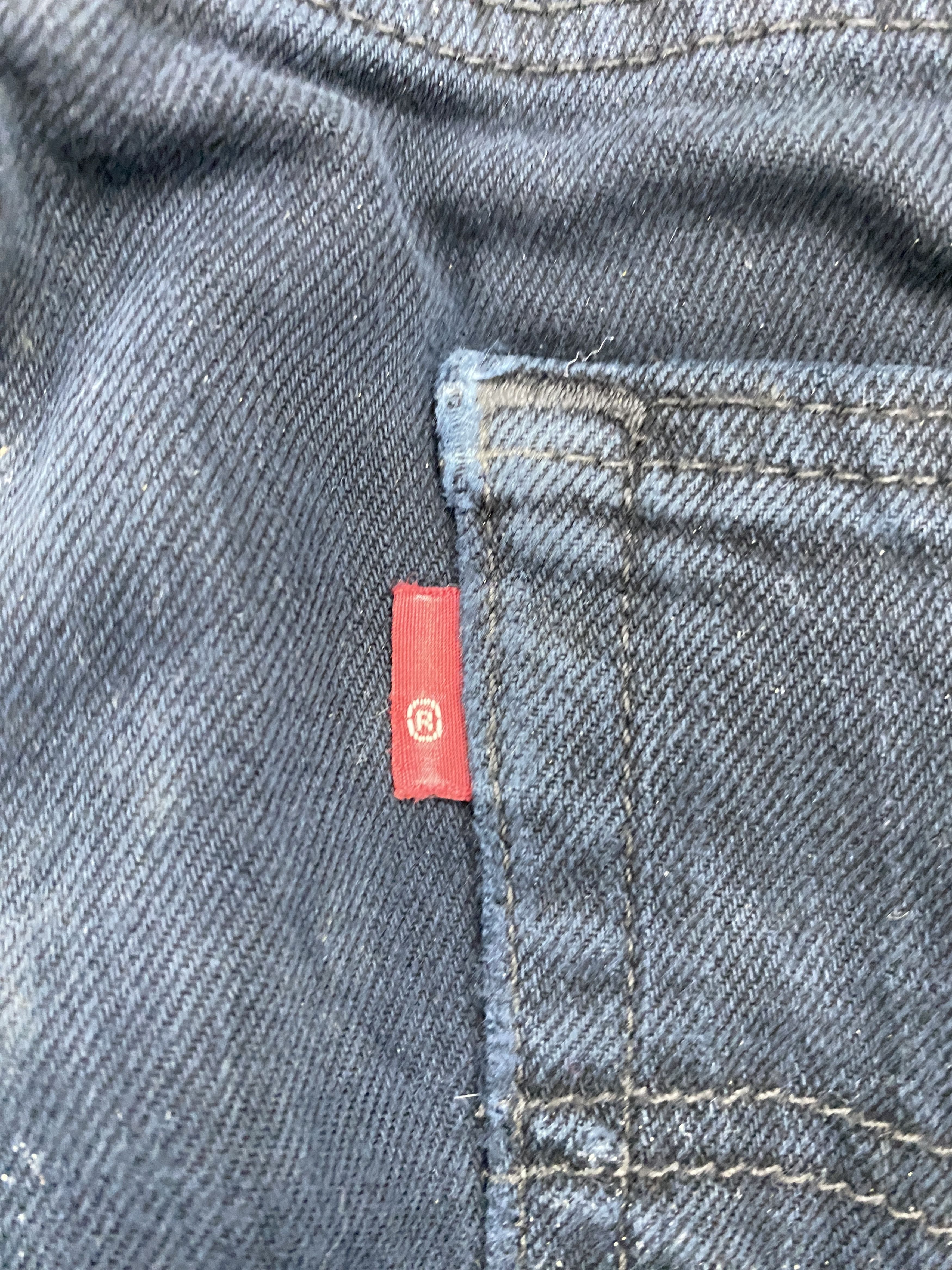 Levi's × Vintage Distressed Vintage Levis Faded Black Jeans Size US 33 - 6 Thumbnail