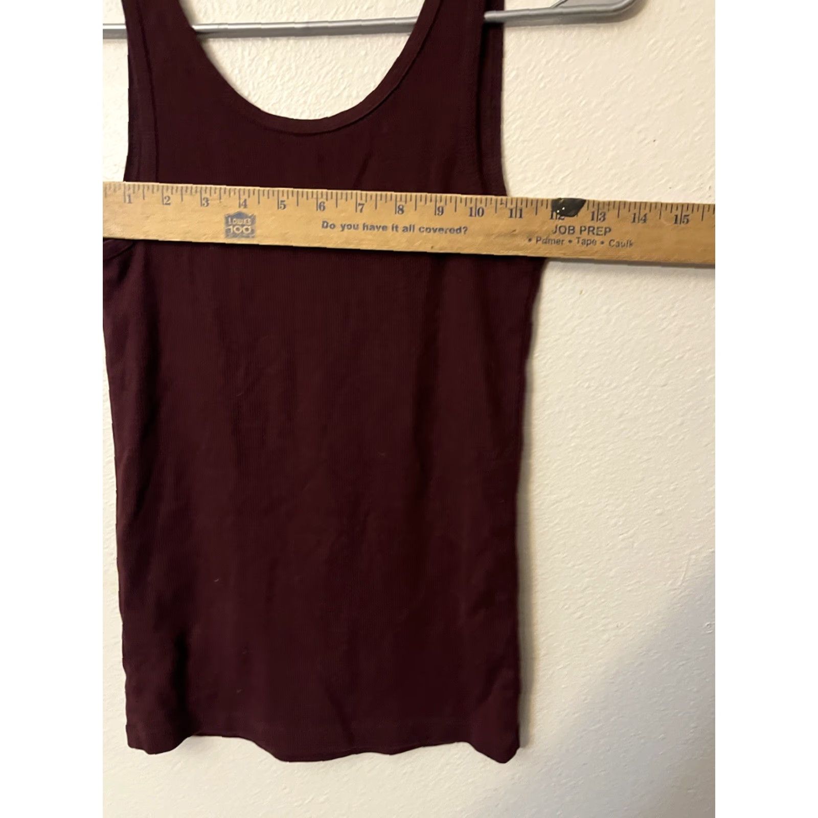Old Navy Old Navy Tank Top Women's Round Neck Cotton Slim S Red Tank Top Size S / US 4 / IT 40 - 4 Thumbnail
