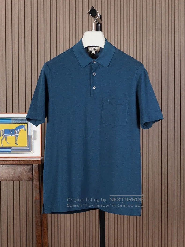 Hermes Slim Fit Short Sleeve Polo