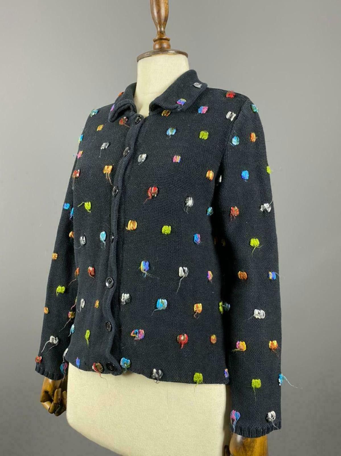 Designer Ladies Talbots Black Modern Button Up Blazer Jacket Size S Size S / US 4 / IT 40 - 1 Thumbnail