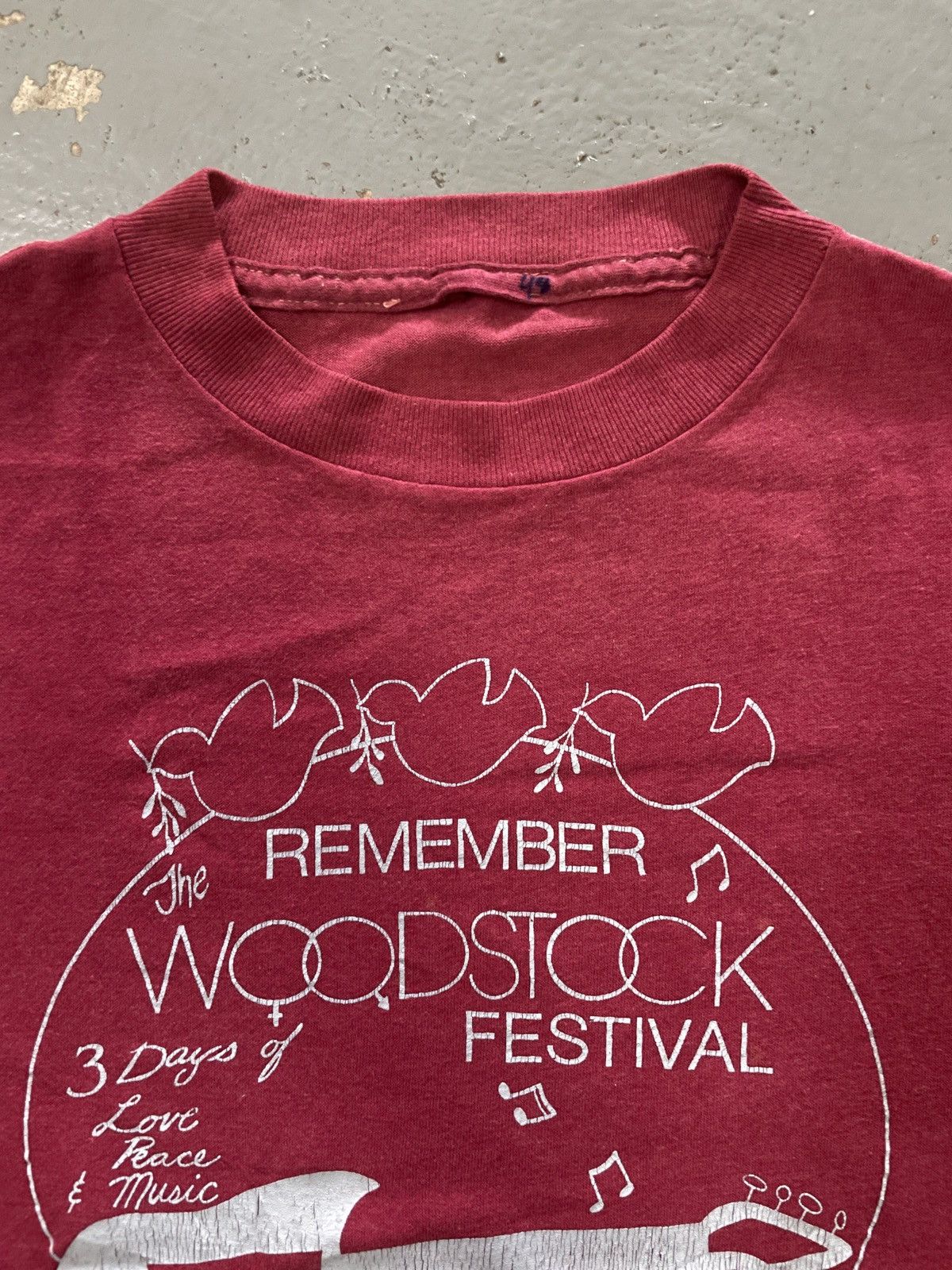 Band Tees × Vintage Vintage 80s Woodstock Festival “WOODSTOCK GENERATION” Tees Size US S / EU 44-46 / 1 - 3 Thumbnail