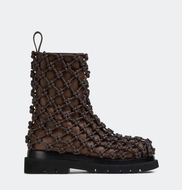 Bottega Veneta 🔥$9.8K VALUE🔥 Bottega Veneta Leather Lug Knot Boots Size US 10 / EU 43 - 1 Thumbnail