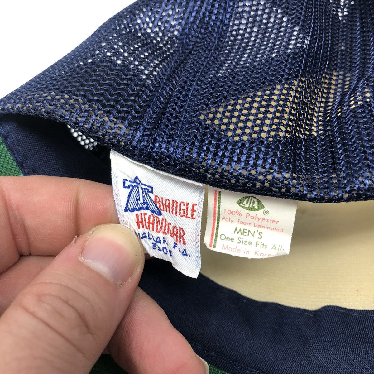 Vintage Vintage Cypress Gardens Florida Rainbow Tree Trucker Hat Size ONE SIZE - 4 Thumbnail