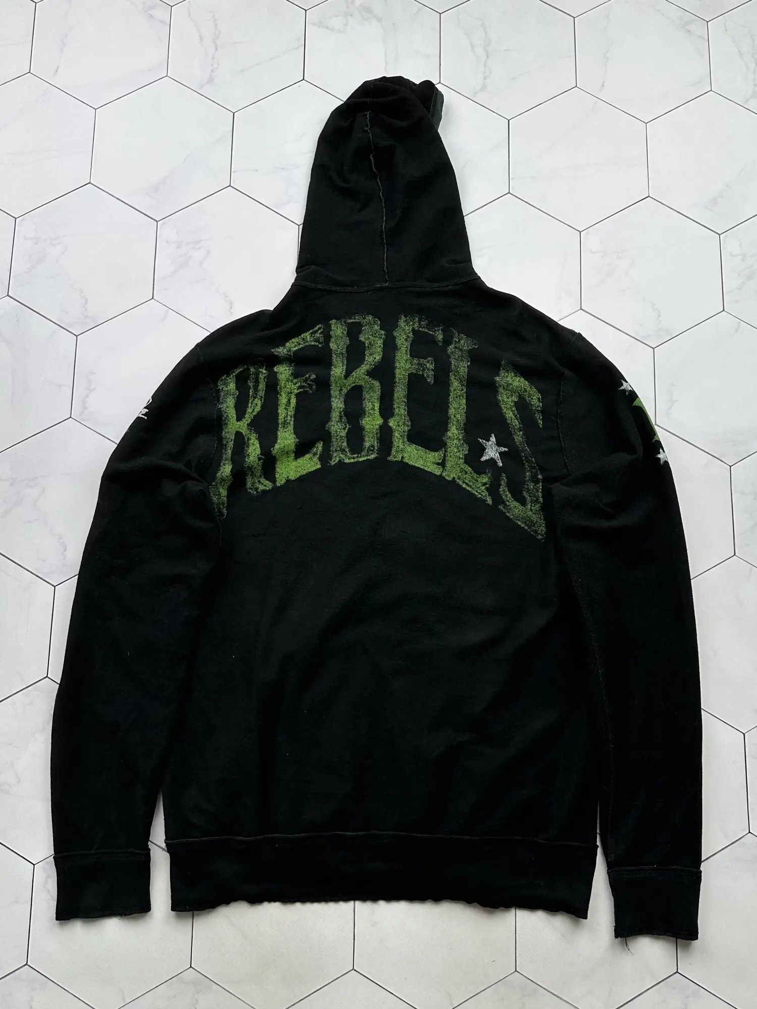 Affliction Affliction 2in1 Vintage Hoodie (B11) Size US XXL / EU 58 / 5 - 5 Thumbnail